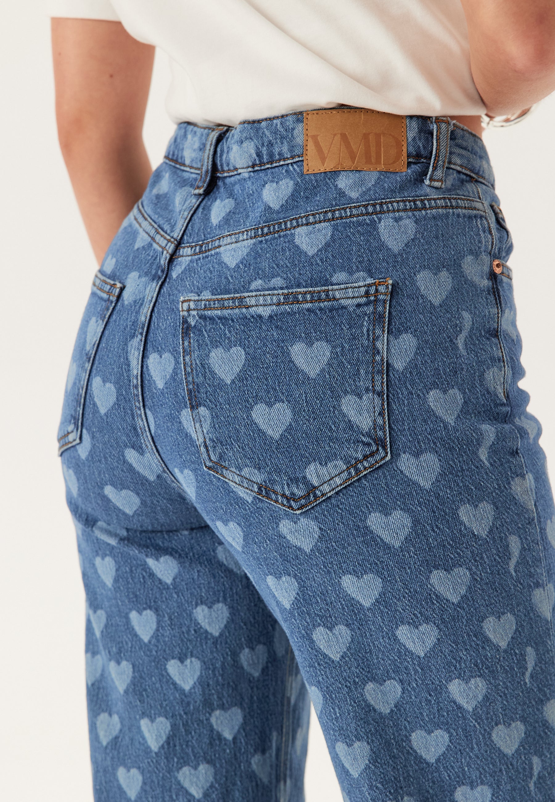 Vmtessa Hr Wide Jeans Print - Image 4