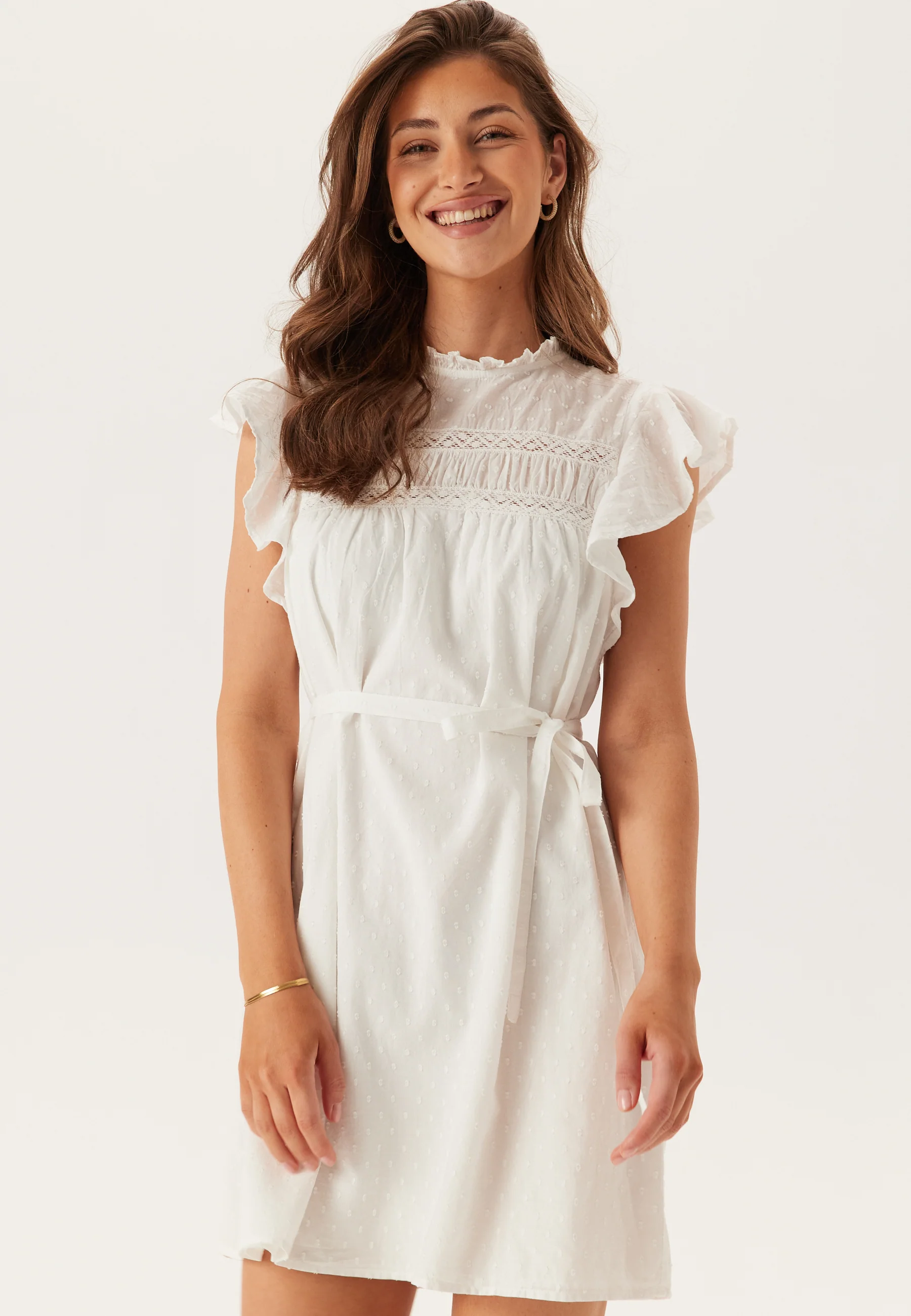 Vmtrine Sl Short Lace Dress