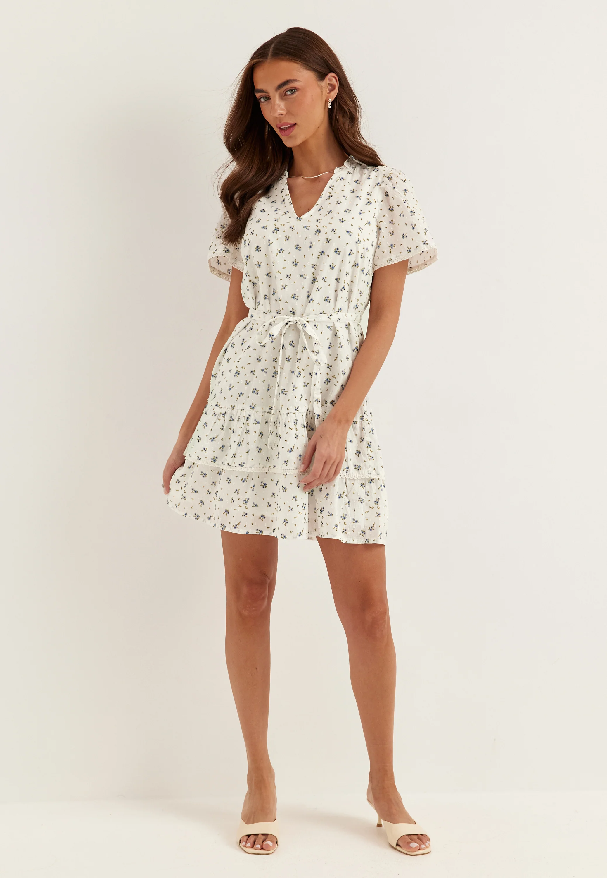 Vmtrine Ss Short Lace Dress Noos - Image 3