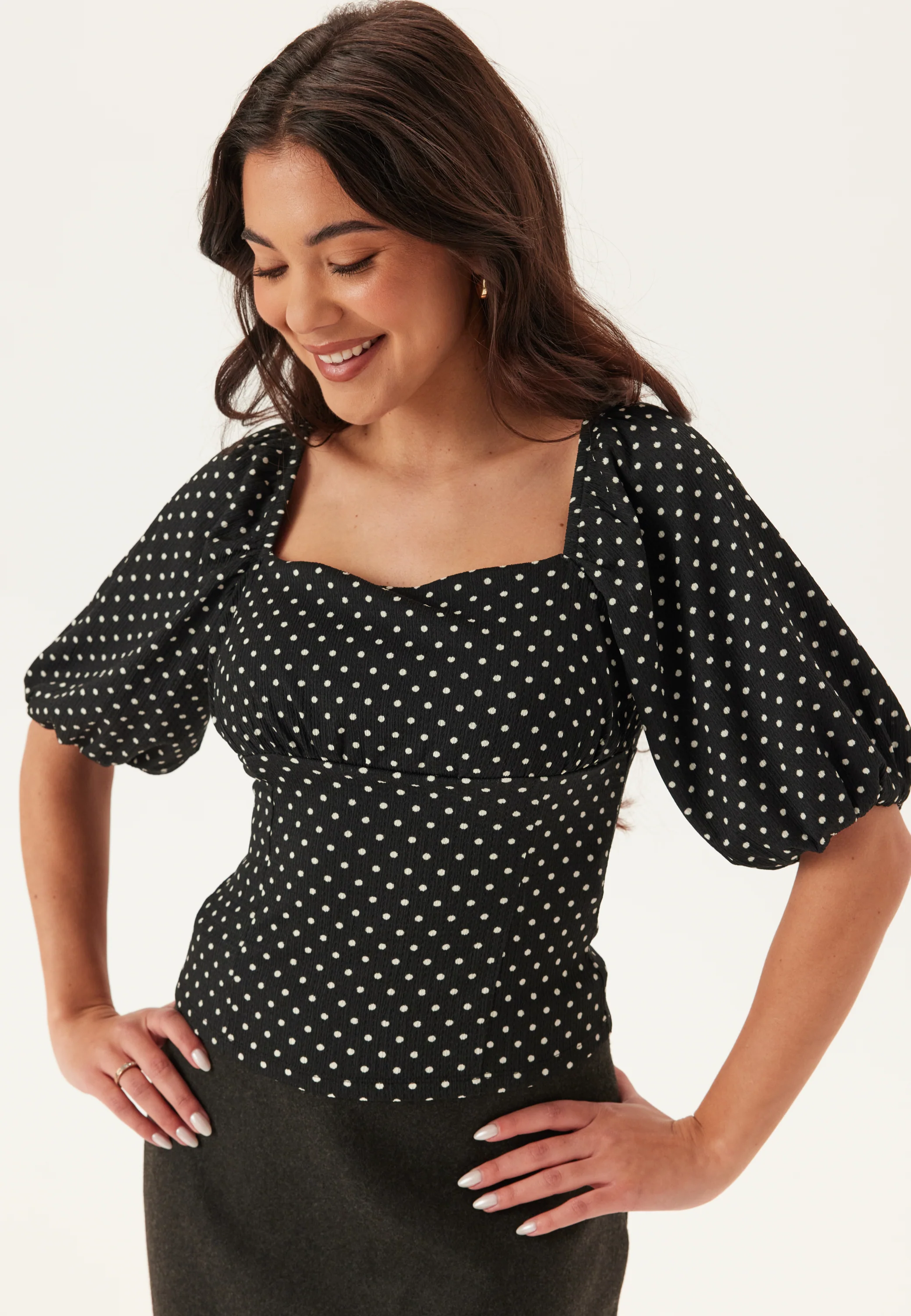 Volume Sleeve Top
