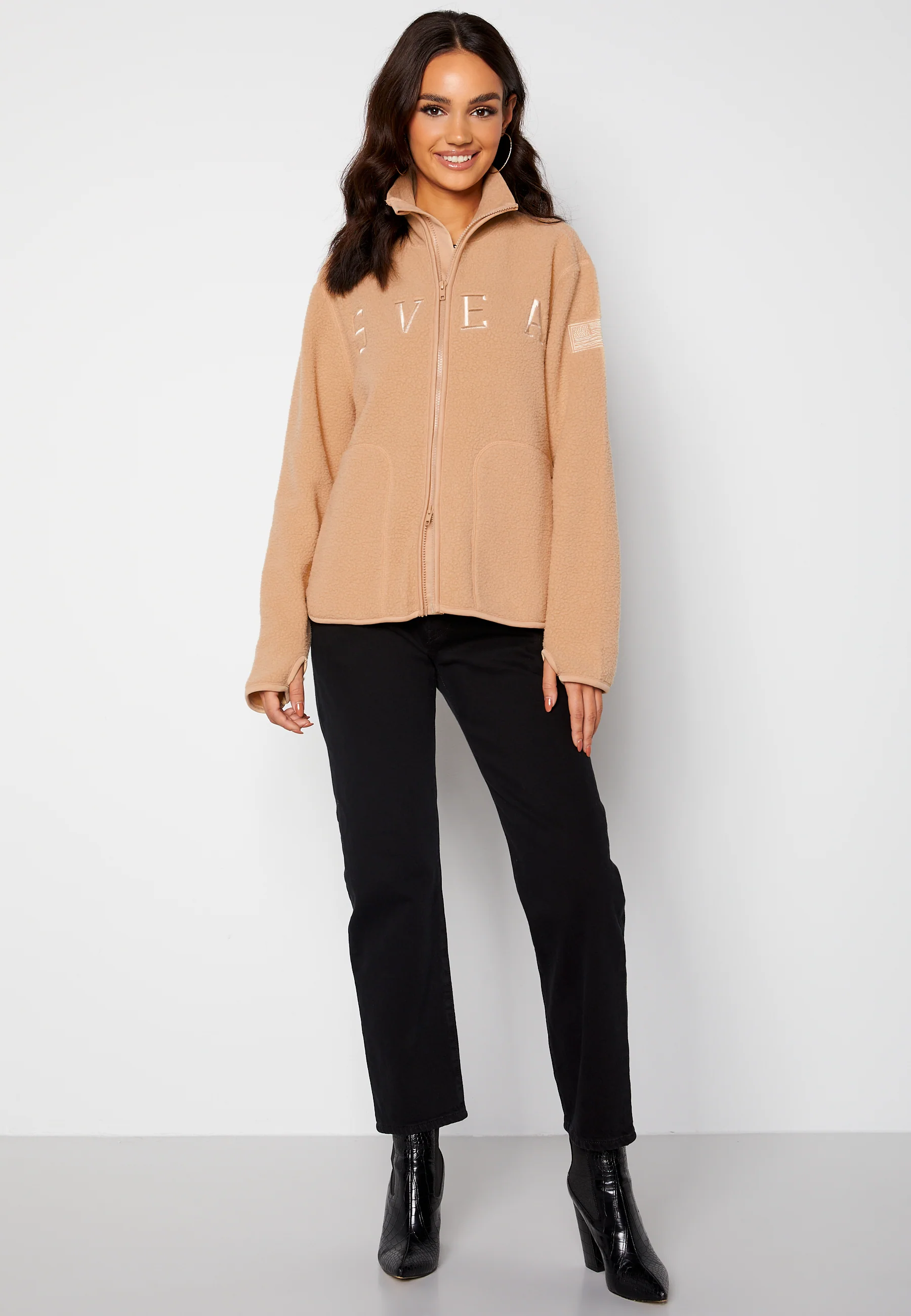 W. Pile Turtle Zip Sweat - Image 2