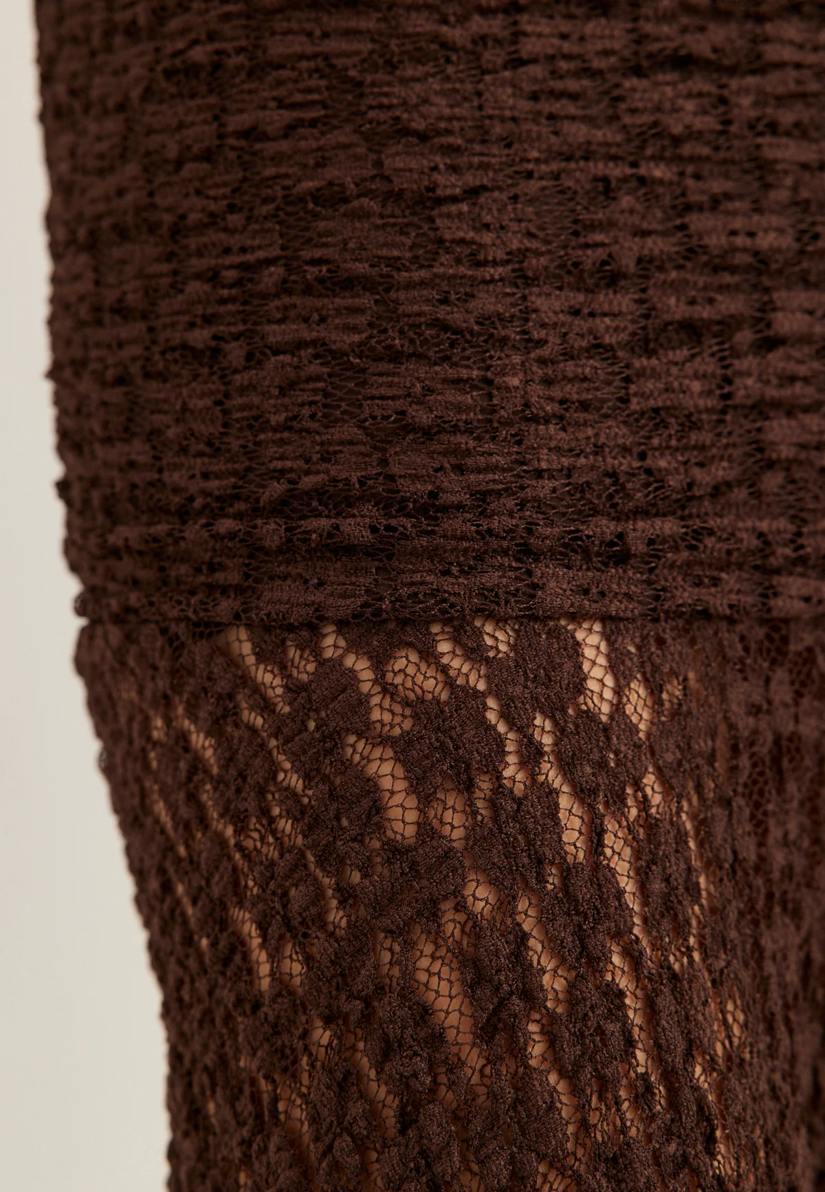 Waterfall Asymmetric Lace Skirt - Image 5