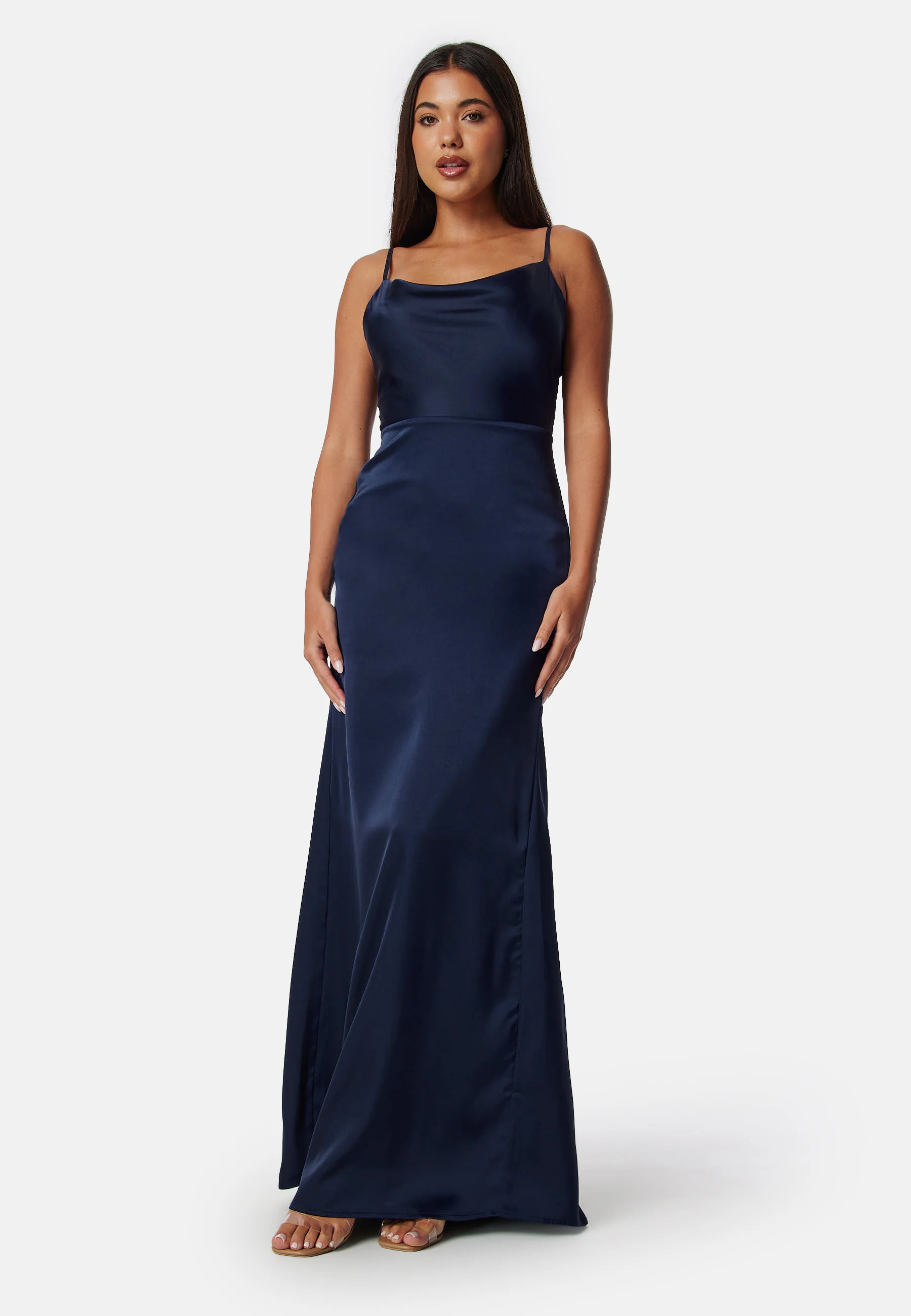 Waterfall Satin Gown - Image 2