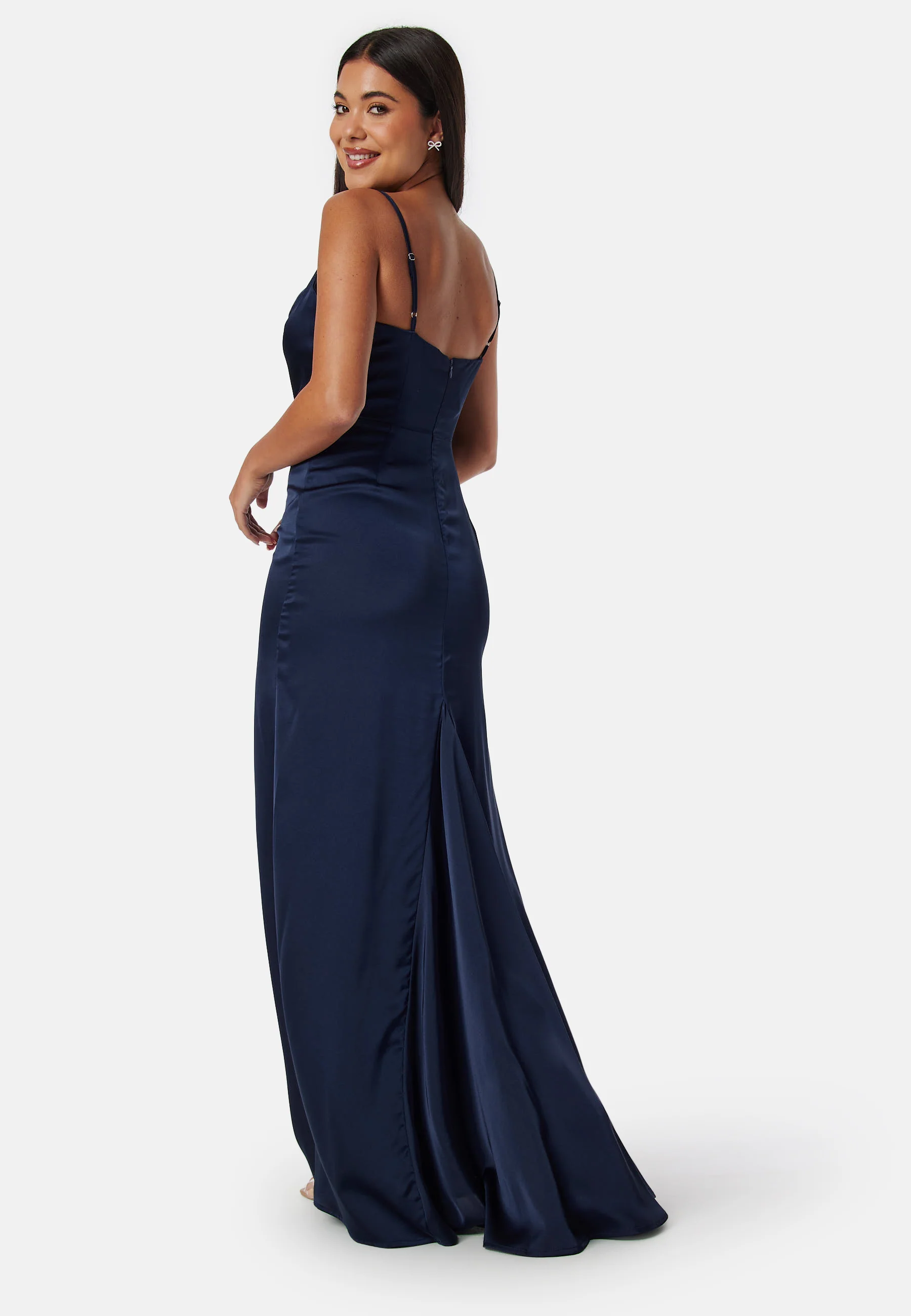 Waterfall Satin Gown - Image 3
