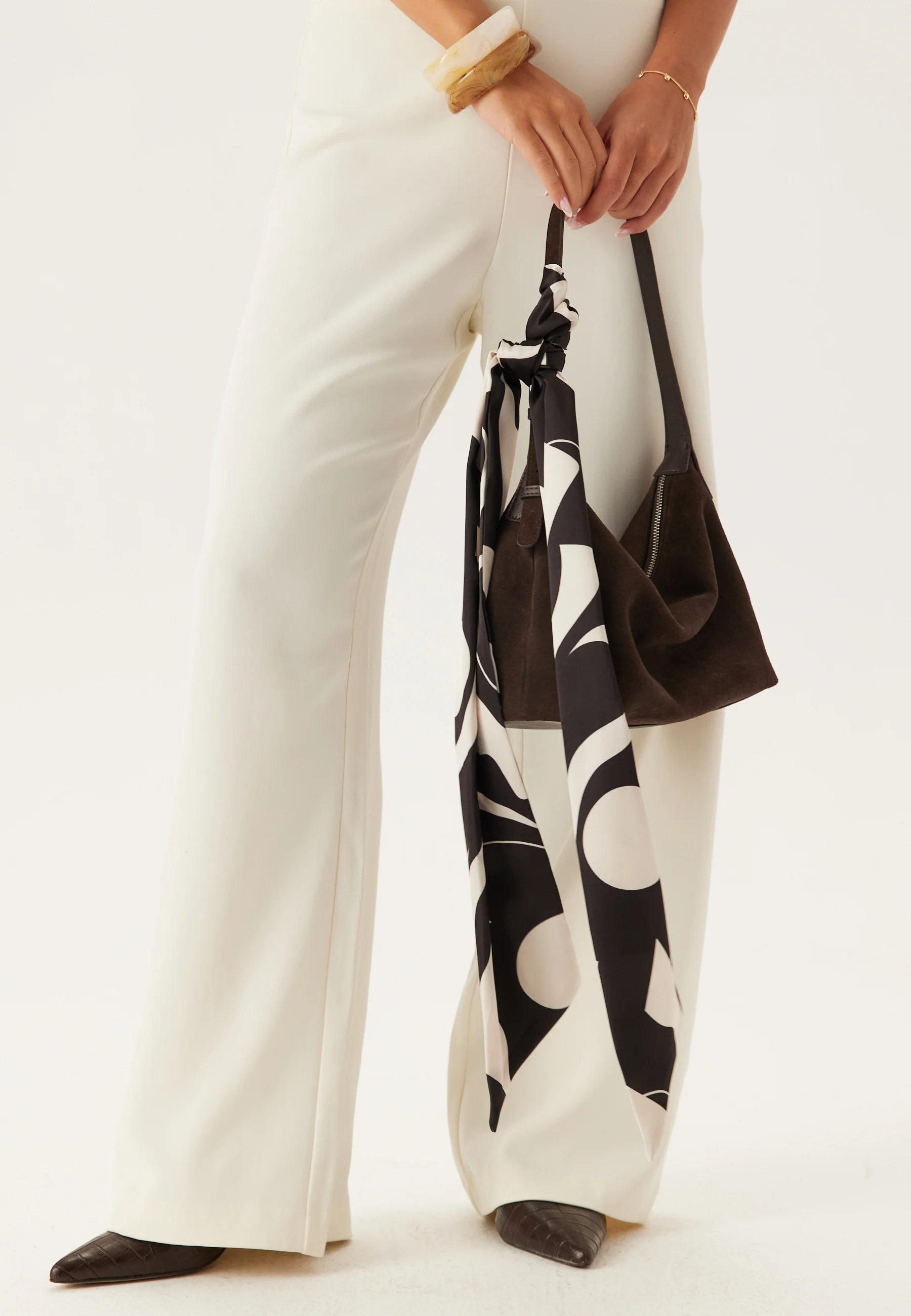 Waterfall Scarf Blouse - Image 8