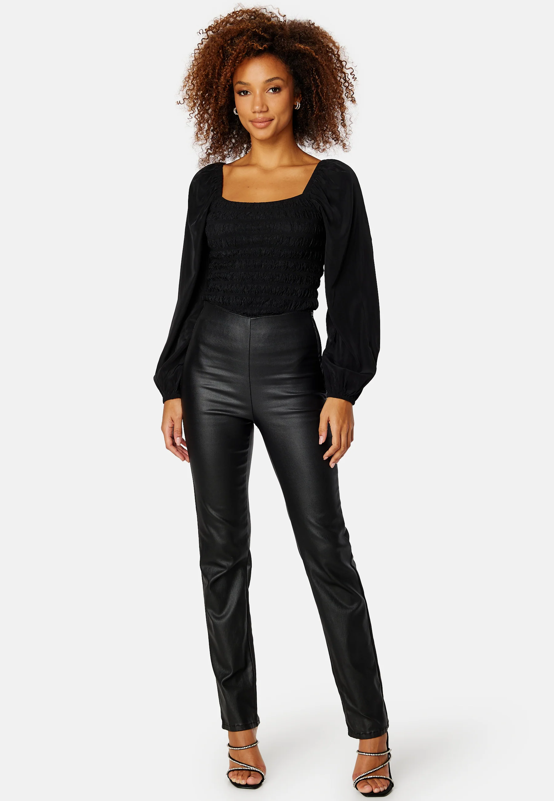 Wavy Square Neck L/S Top - Image 2