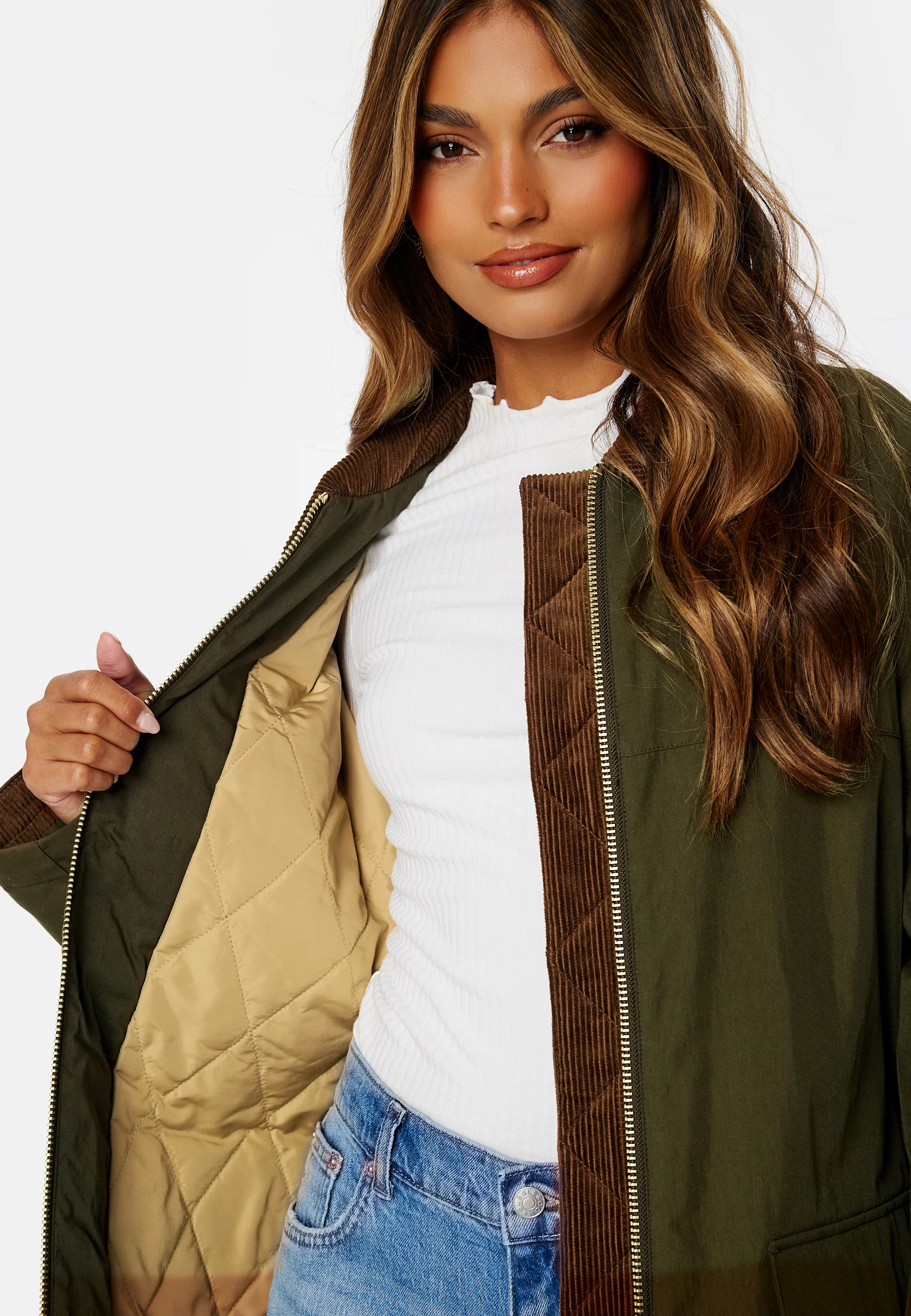Waxed Mid Length Jacket - Image 5