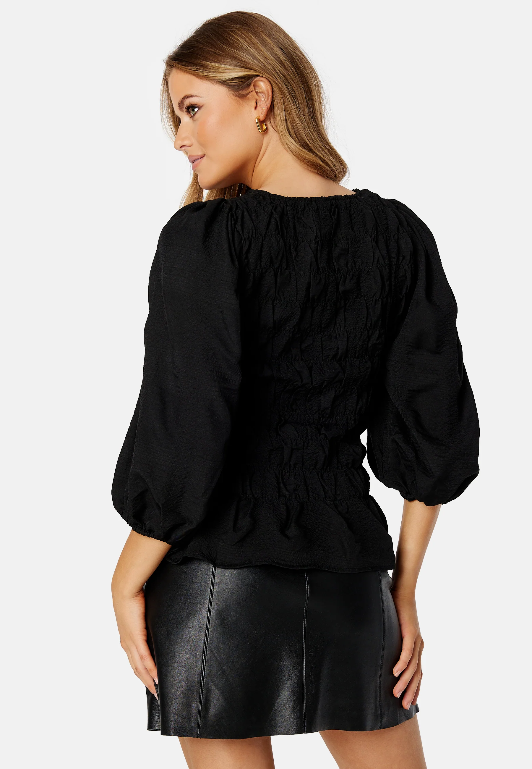 Wendya O-Neck Smock Top - Image 3