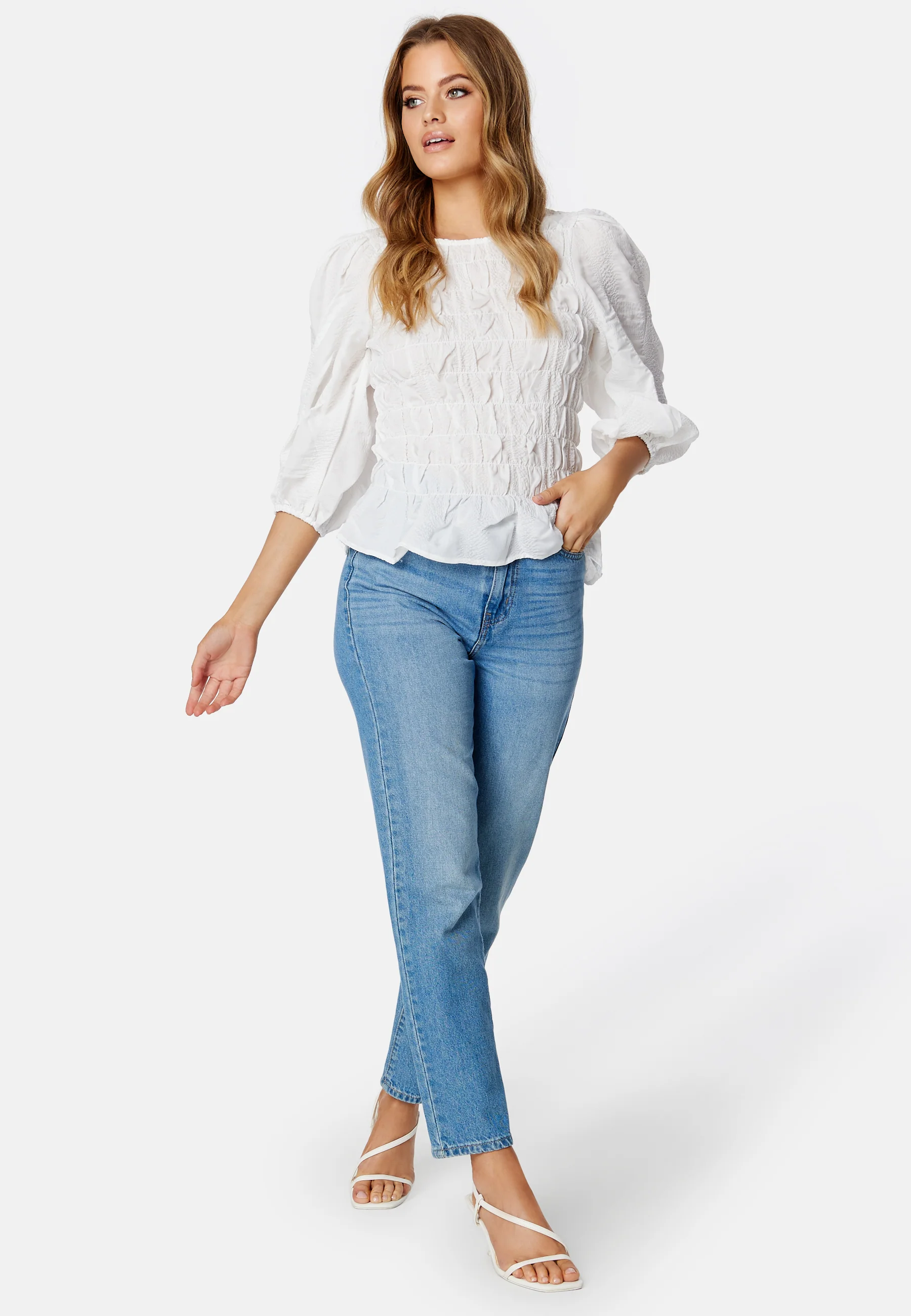 Wendya O-Neck Smock Top - Image 2