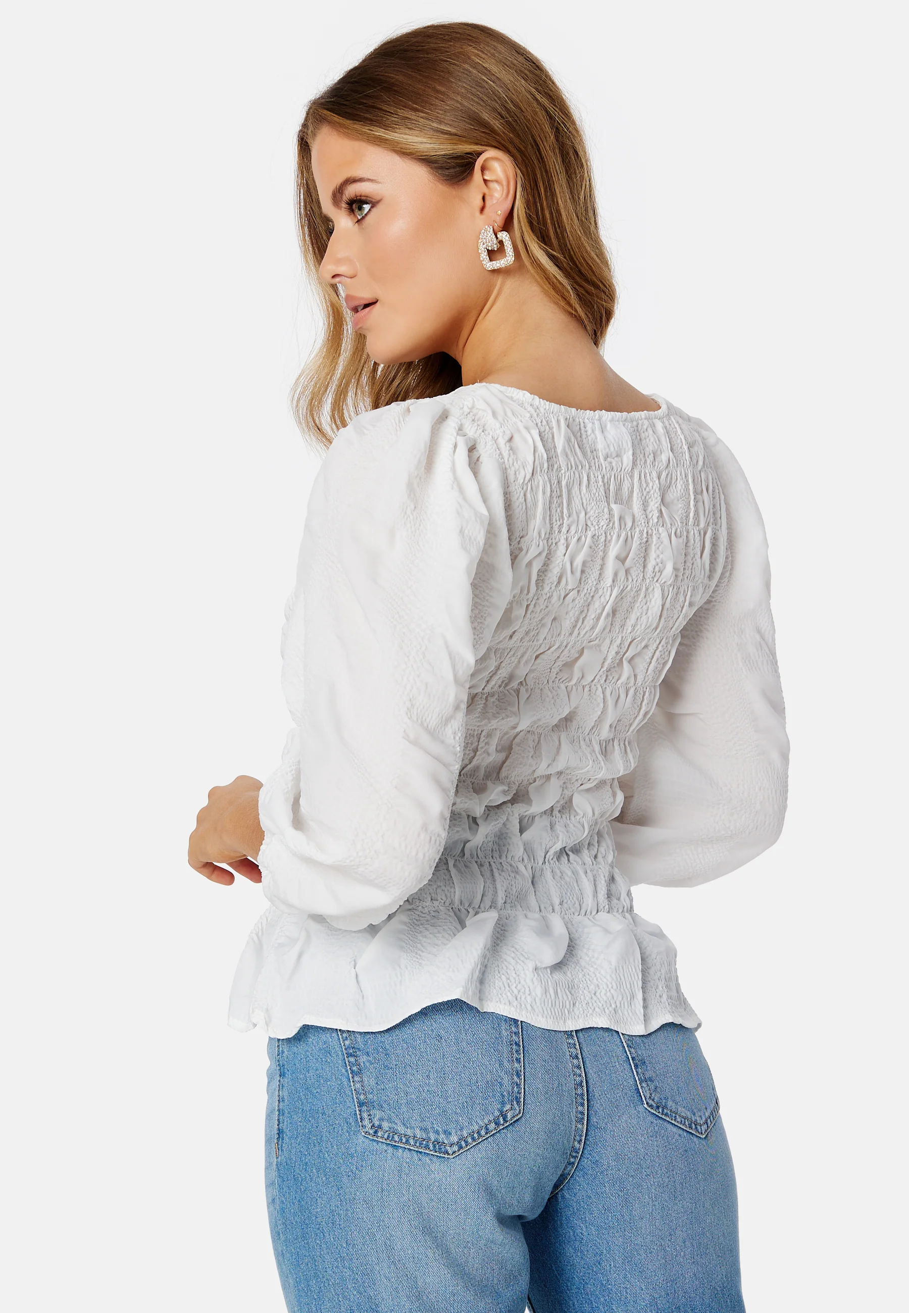 Wendya O-Neck Smock Top - Image 3