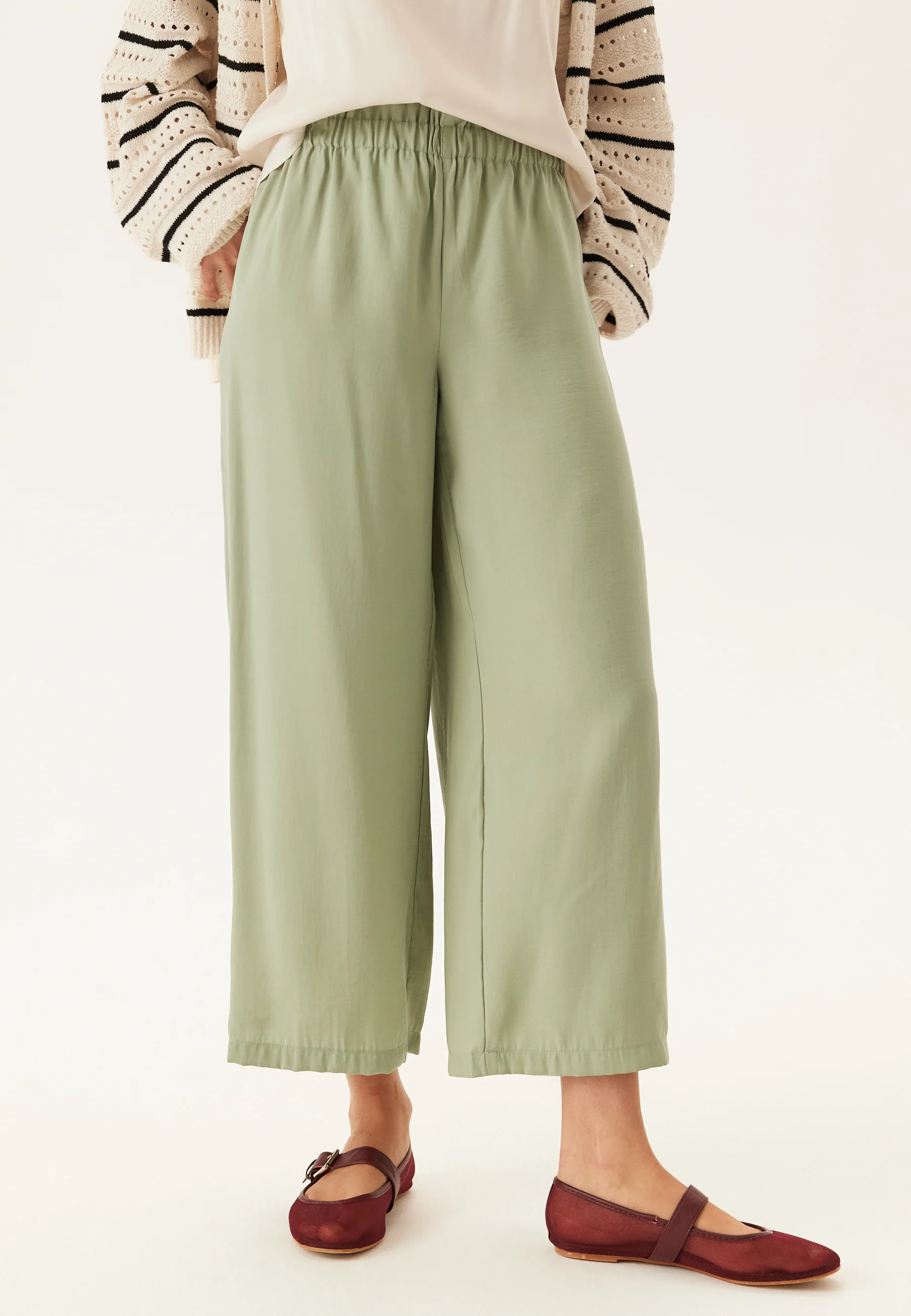 Wide Ankle Modal Trousers - Image 2