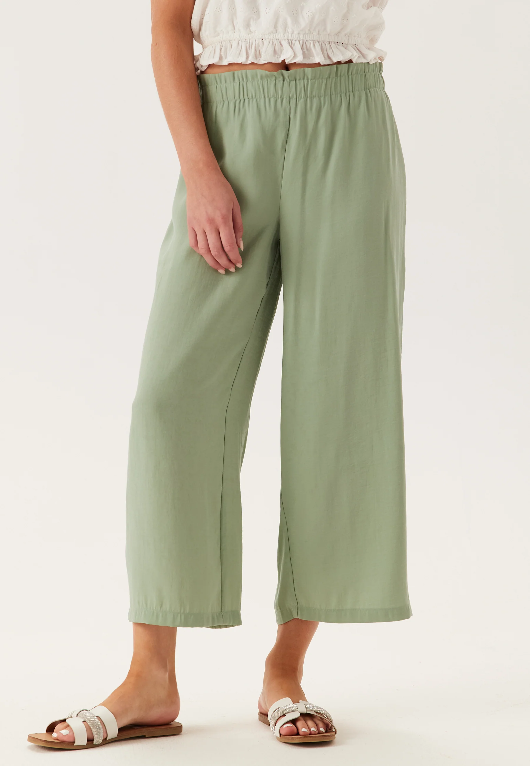 Wide Ankle Modal Trousers - Image 3