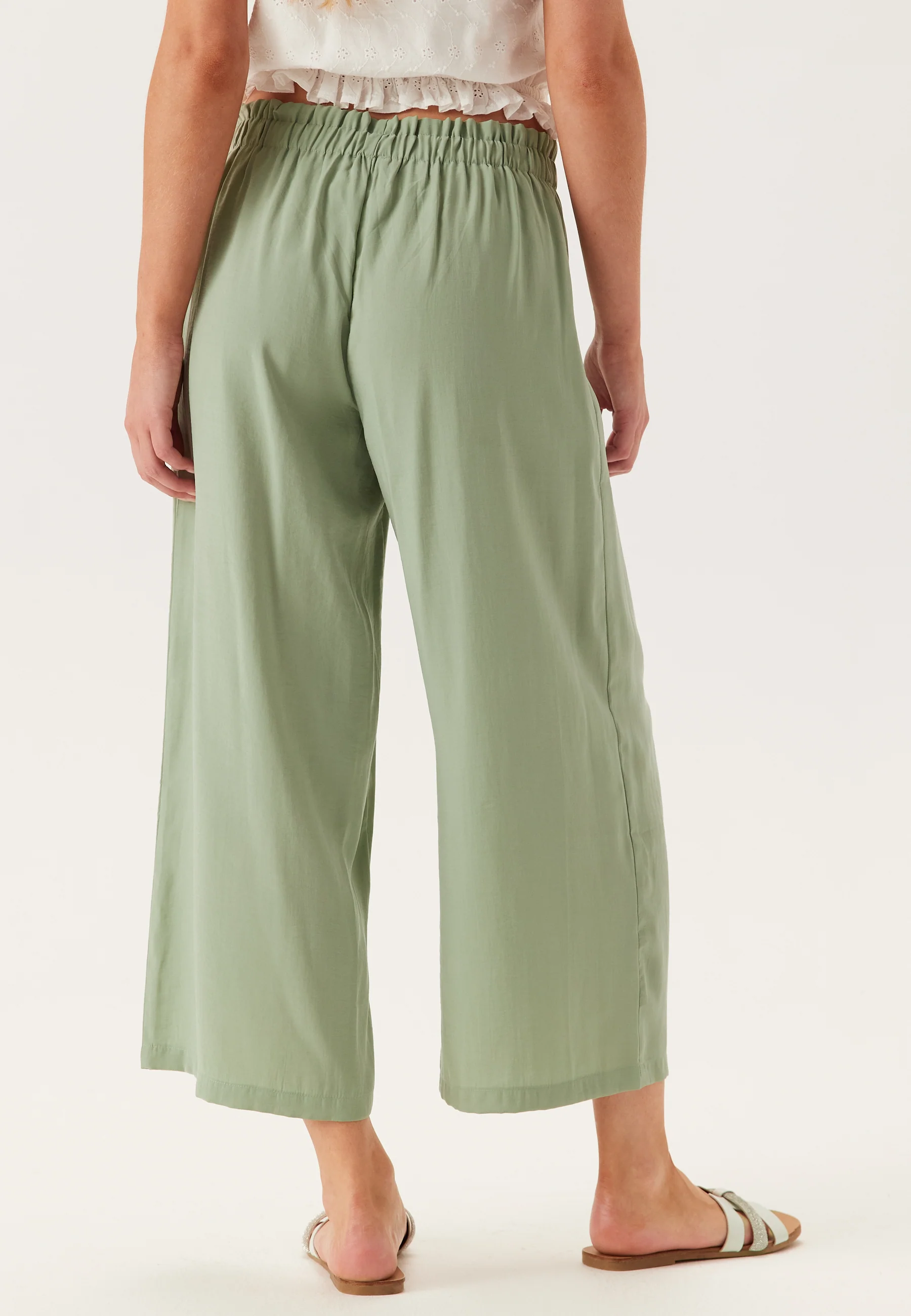 Wide Ankle Modal Trousers - Image 4