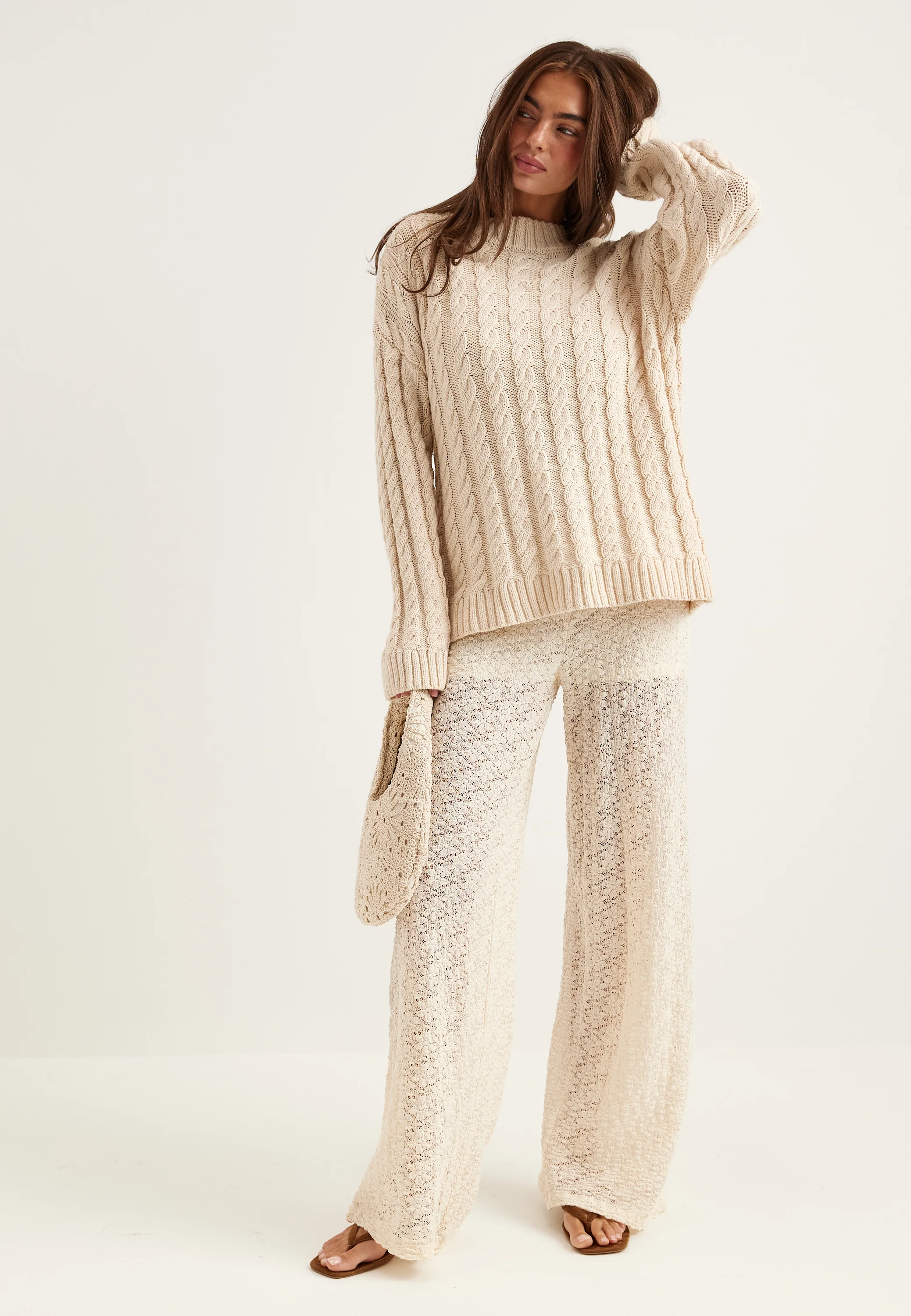 Wide Lace Trousers - Image 5