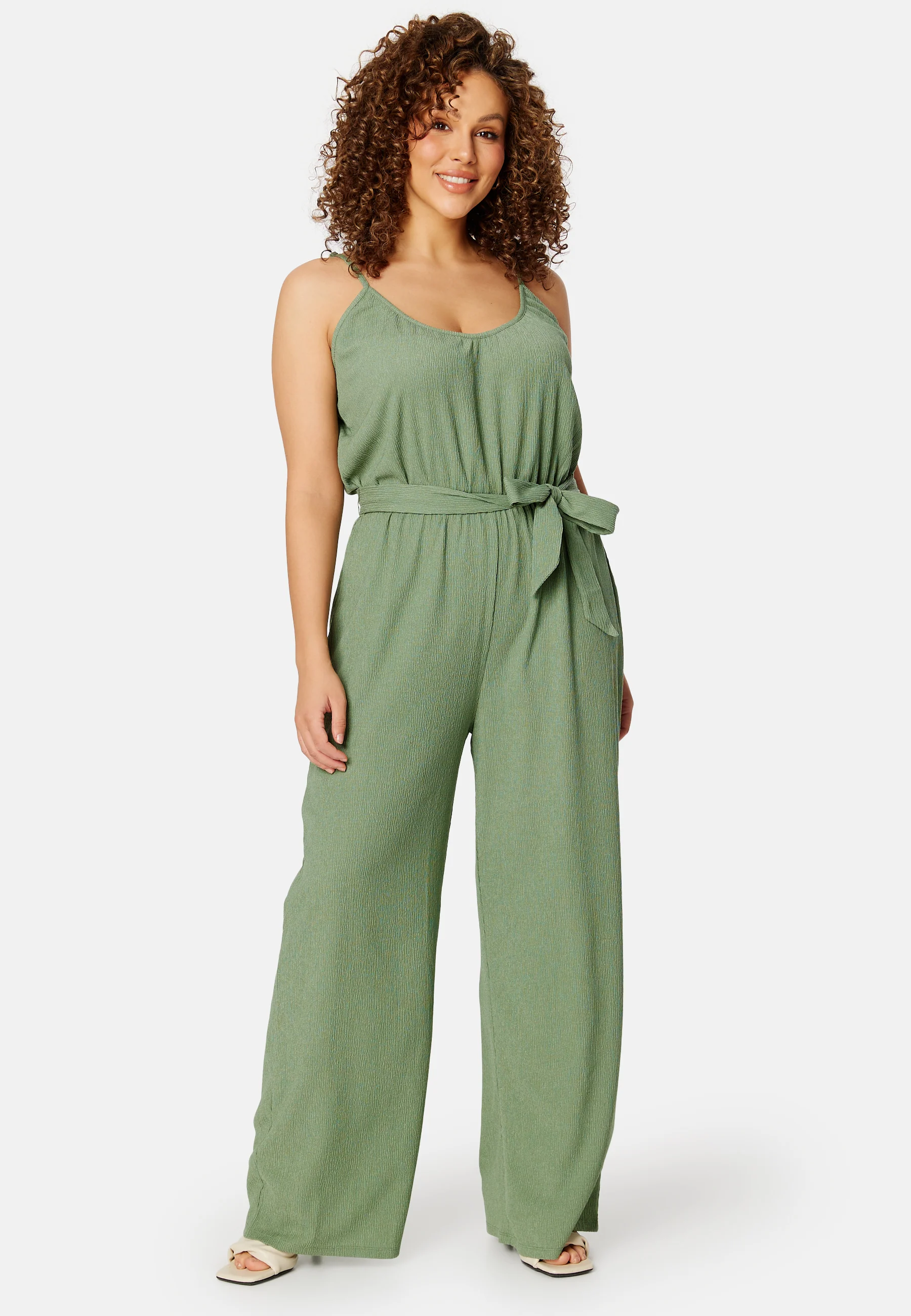 Wide Leg Strap Jumpsuit - Image 6