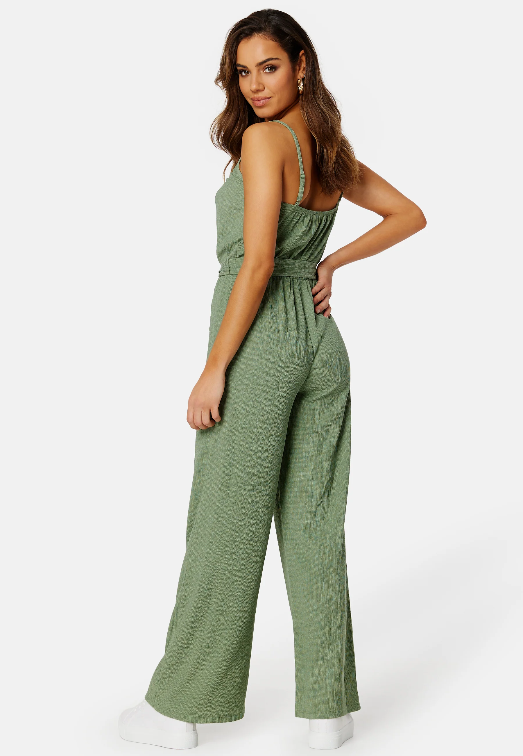 Wide Leg Strap Jumpsuit - Image 9
