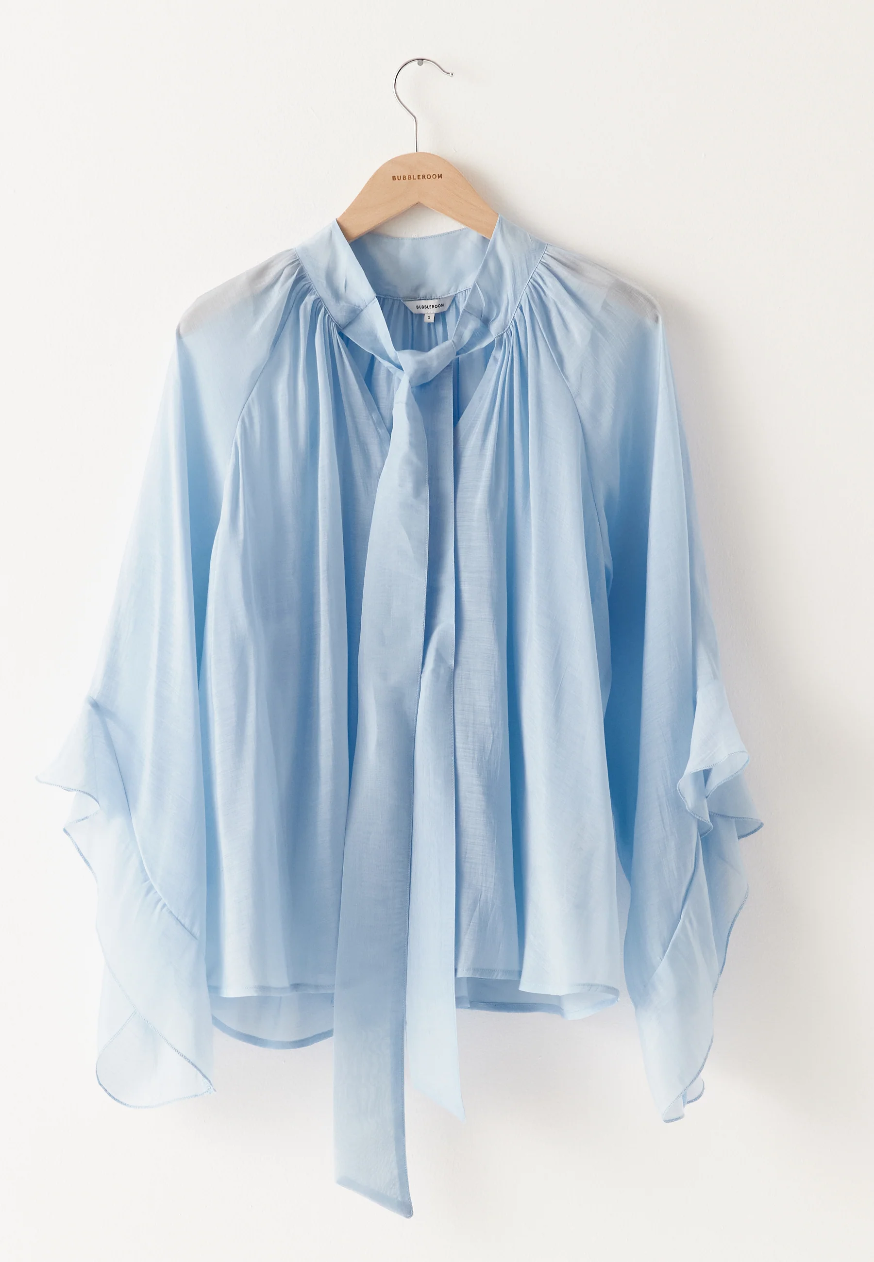 Wide Sleeve Bow Blouse - Image 7