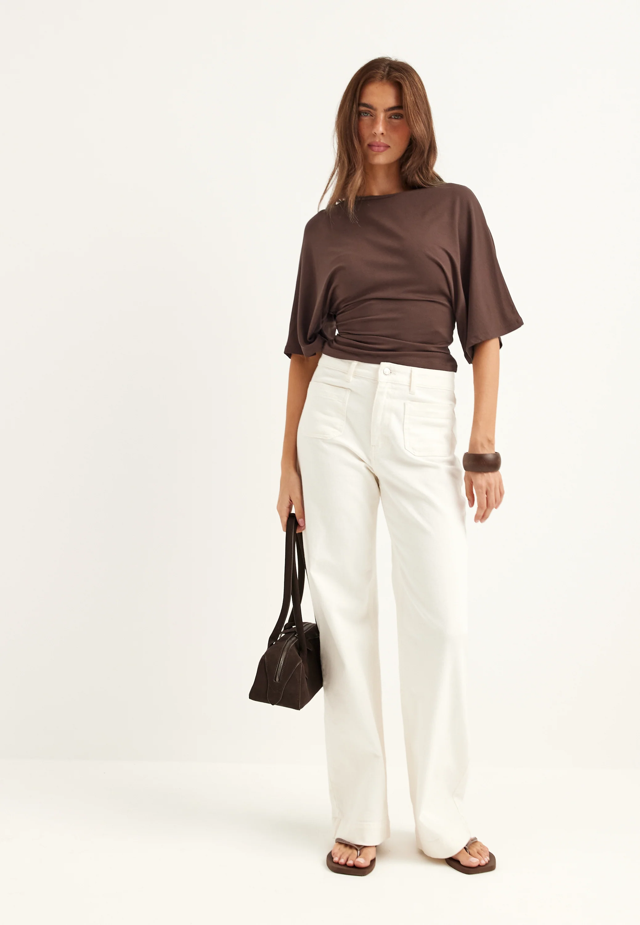 Wide Sleeve Fitted Tee - Image 3