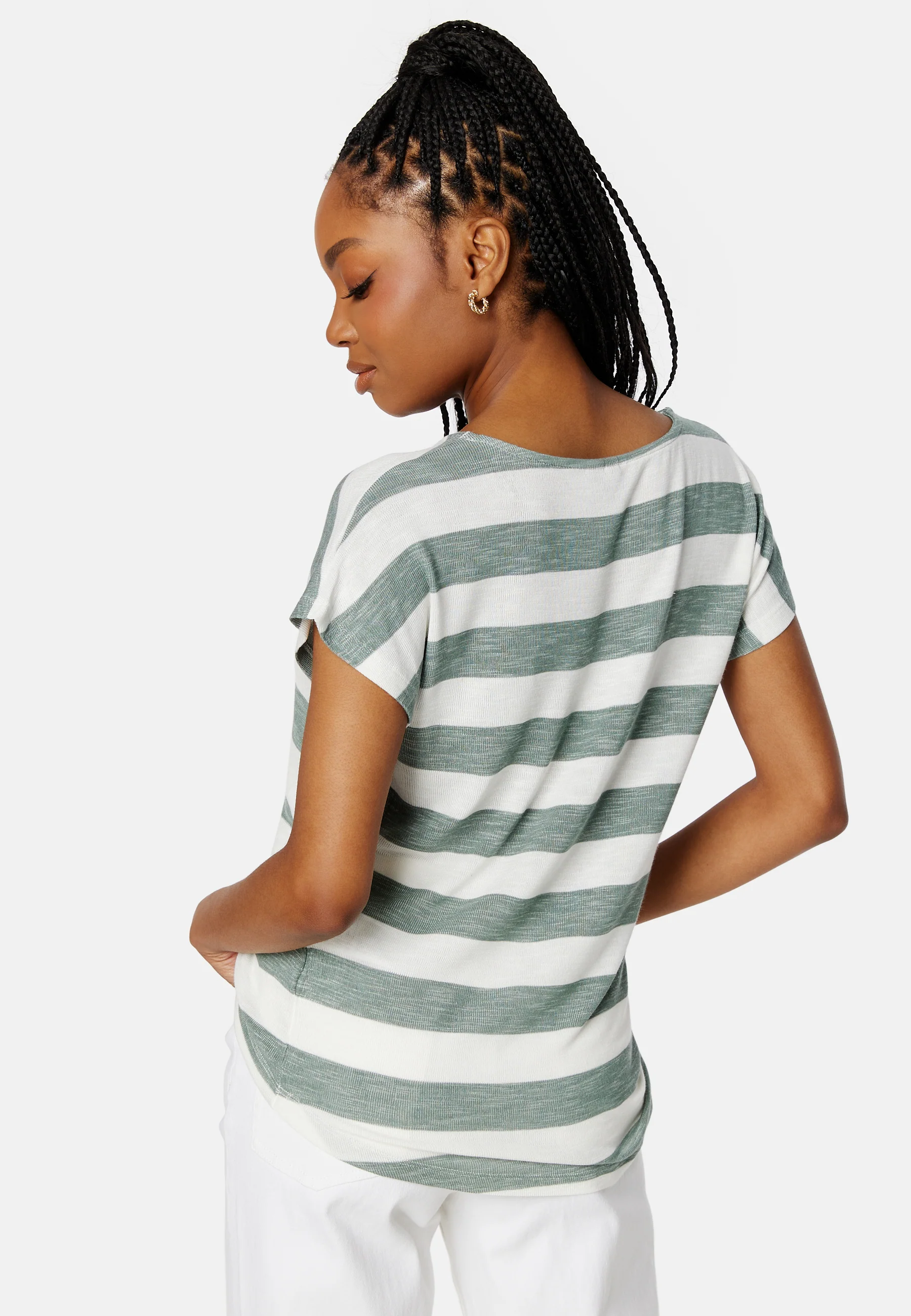 Wide Stripe S/L Top - Image 3