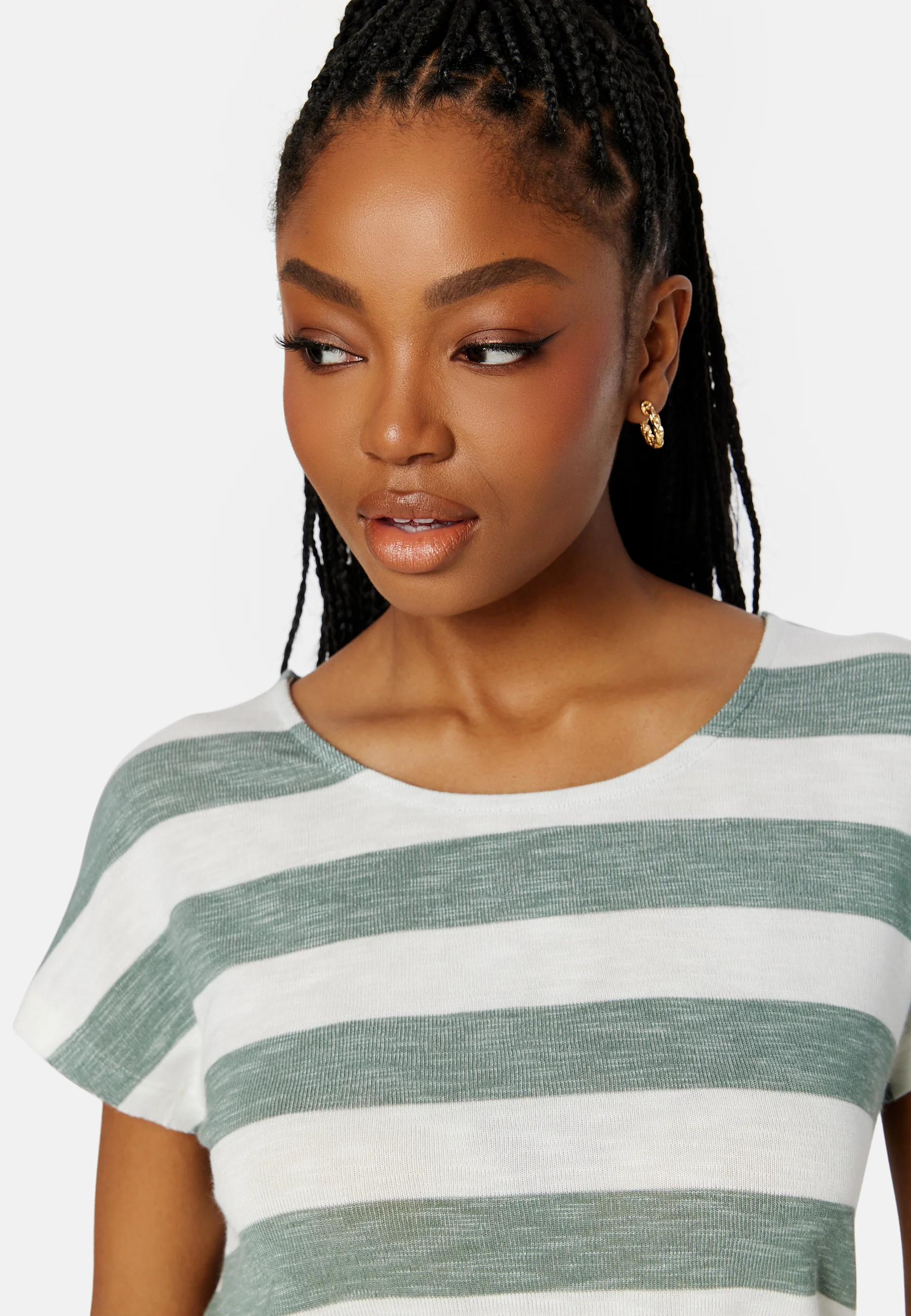 Wide Stripe S/L Top - Image 4