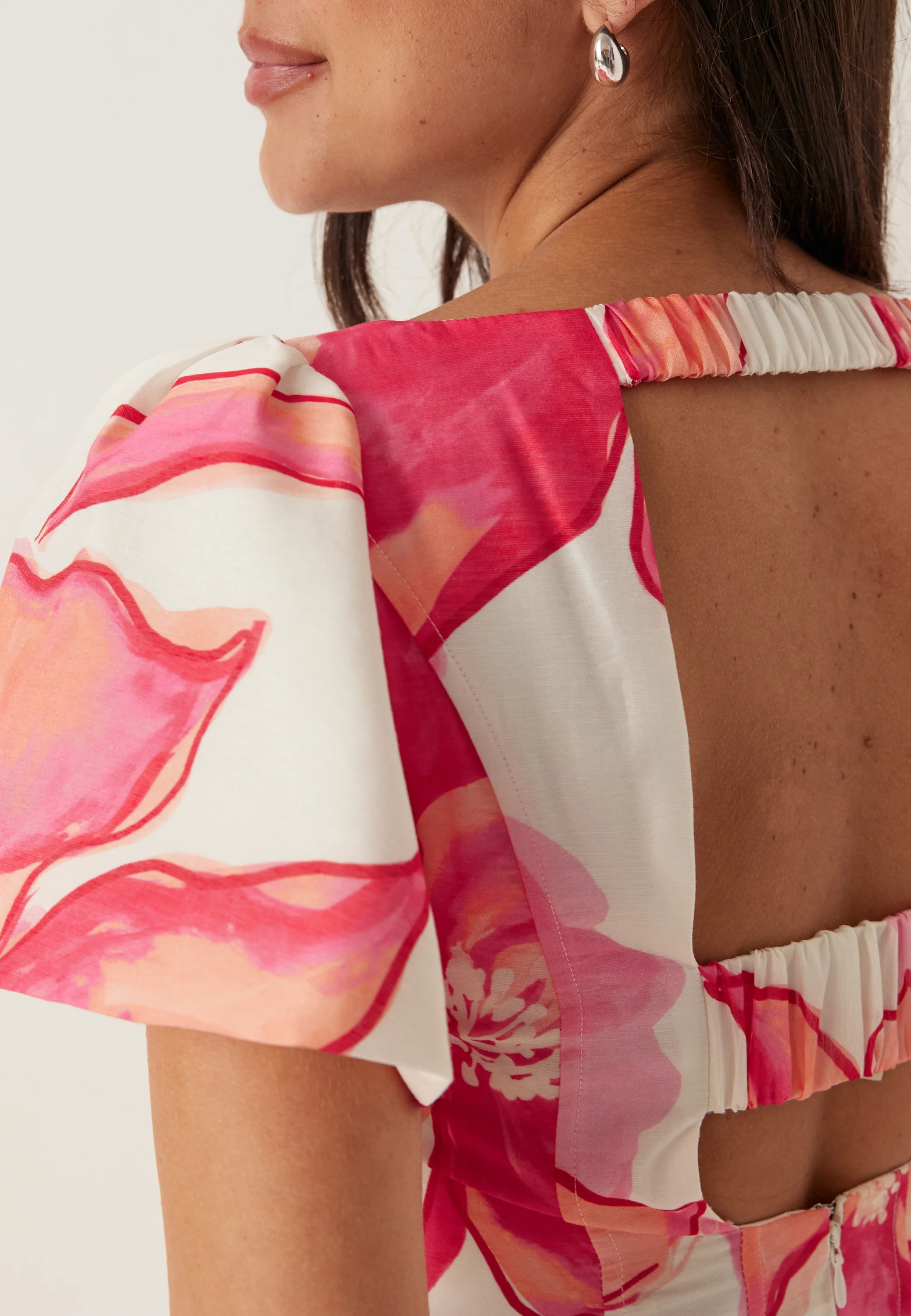 Wilda Flutter Sleeve Dress - Image 3