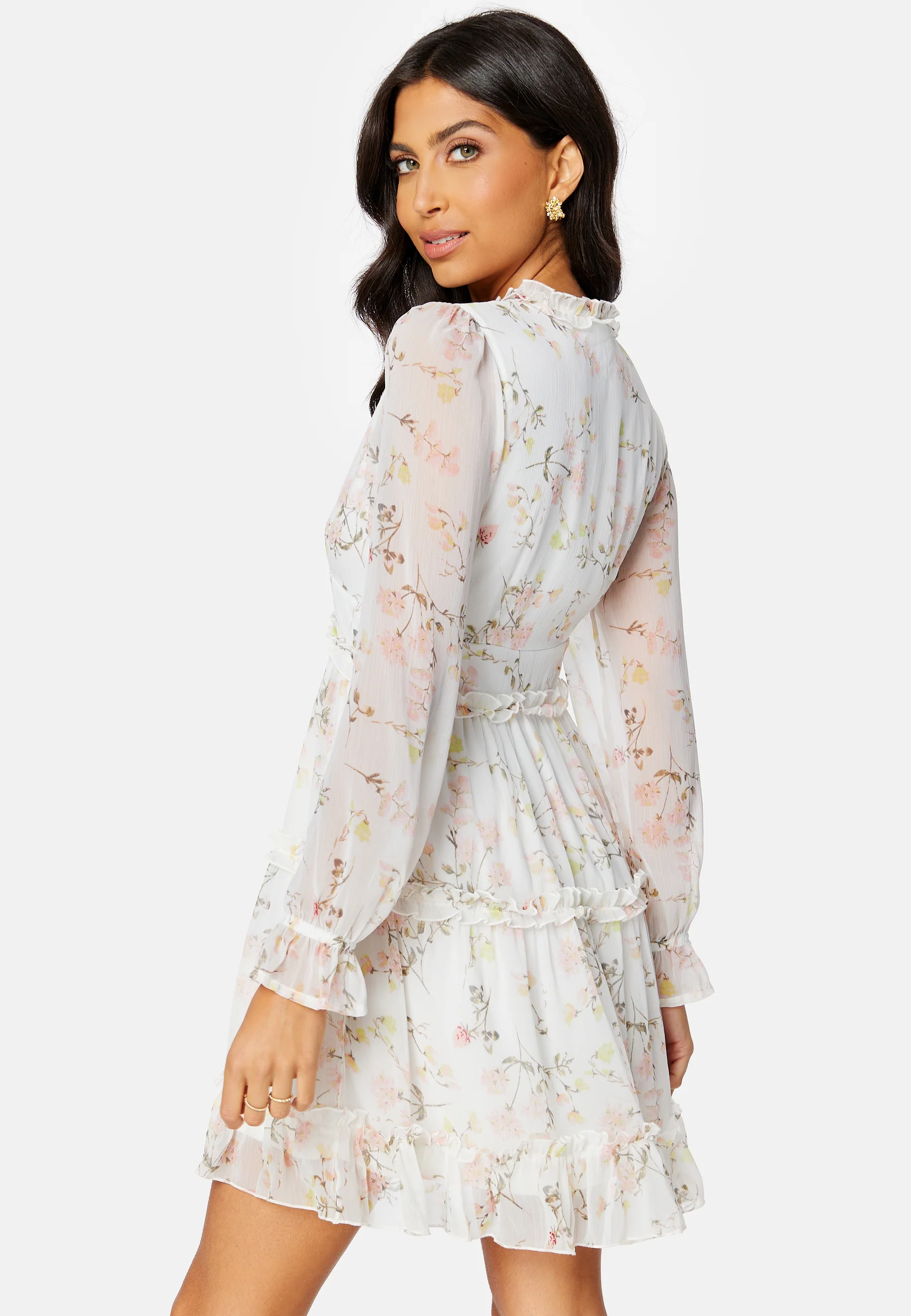 Wonda 7/8 Frill Short Dress - Image 3