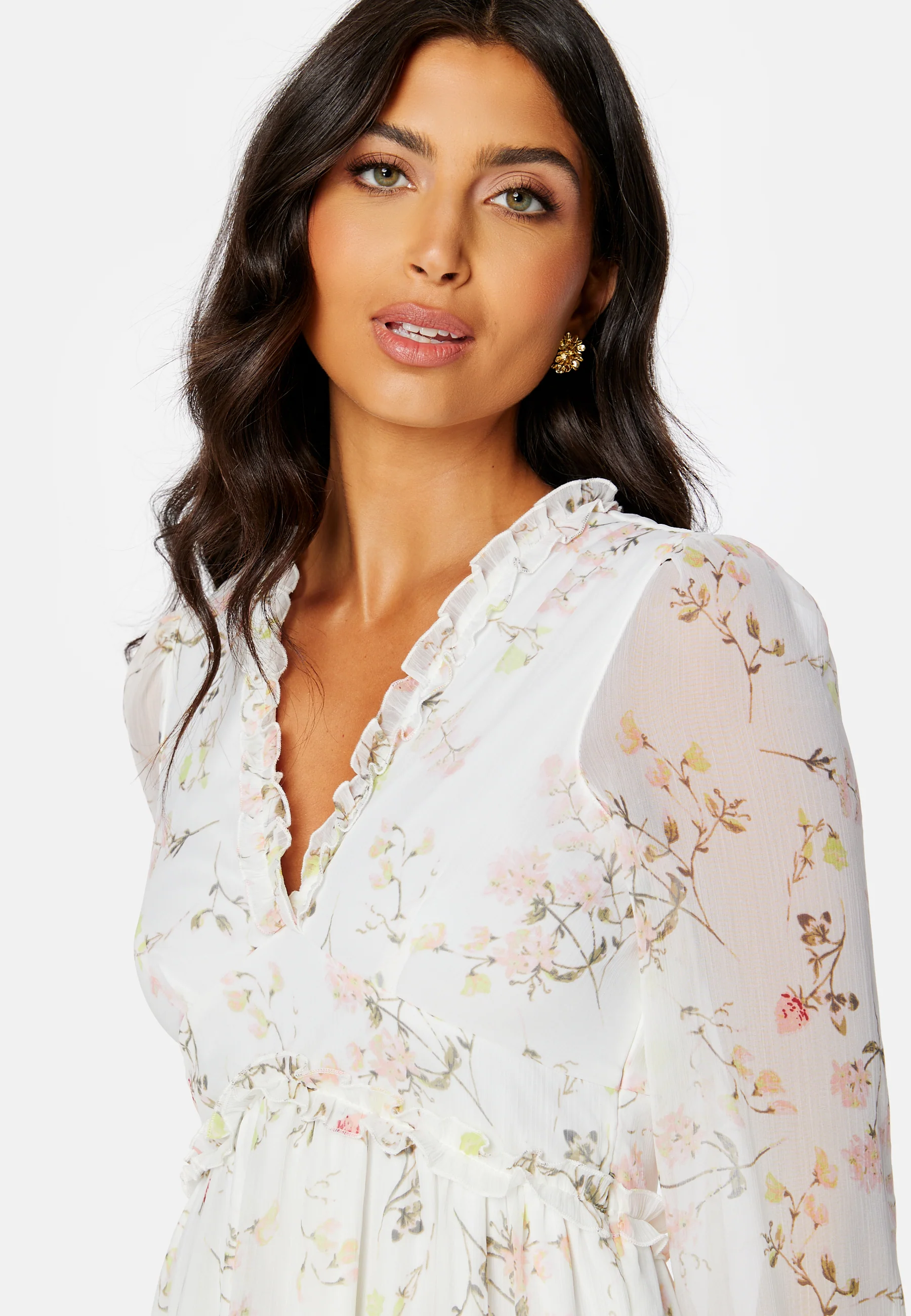 Wonda 7/8 Frill Short Dress - Image 4