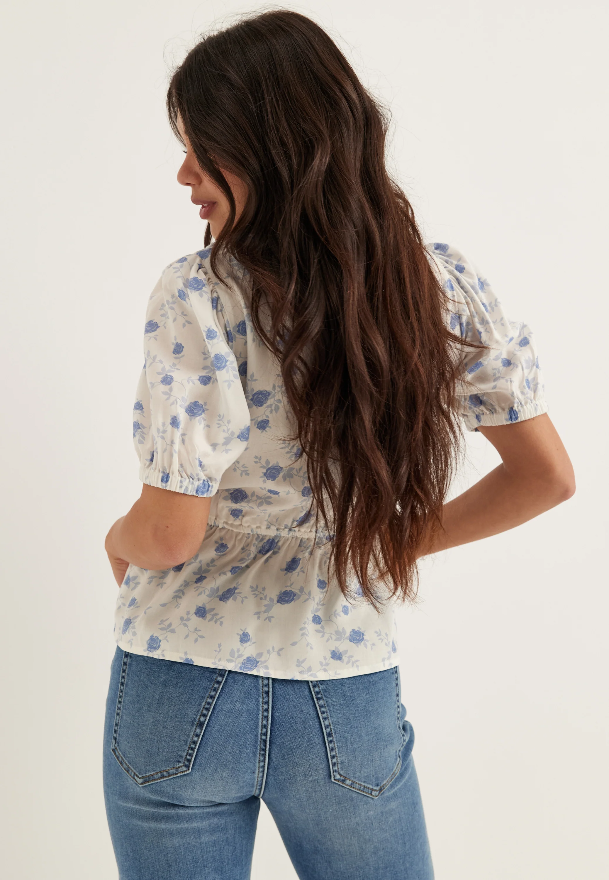 Wrap Frill Blouse - Image 3