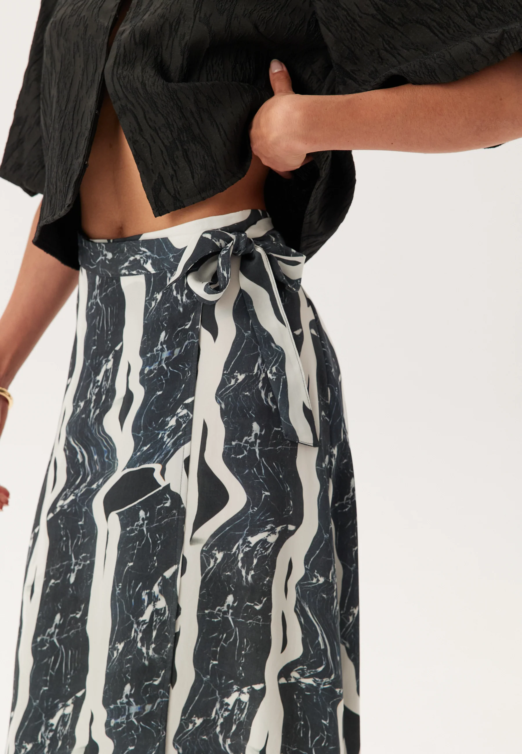 Wrap Maxi Skirt - Image 4