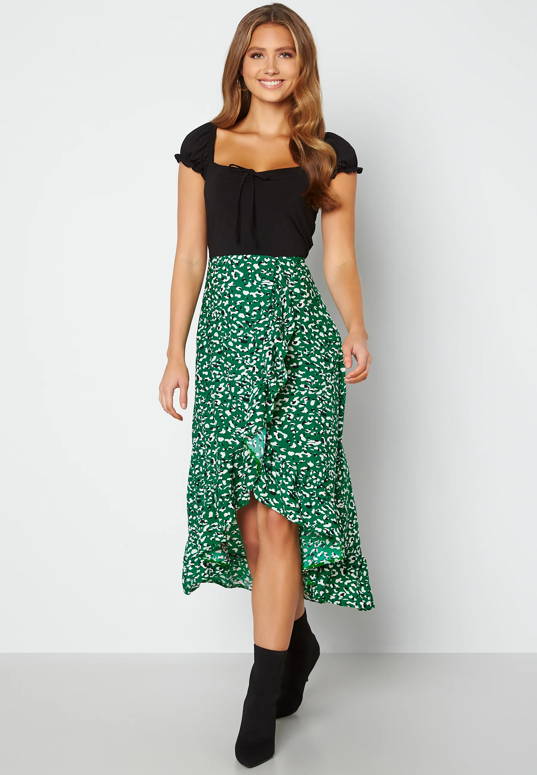 Wrap Midi Dress