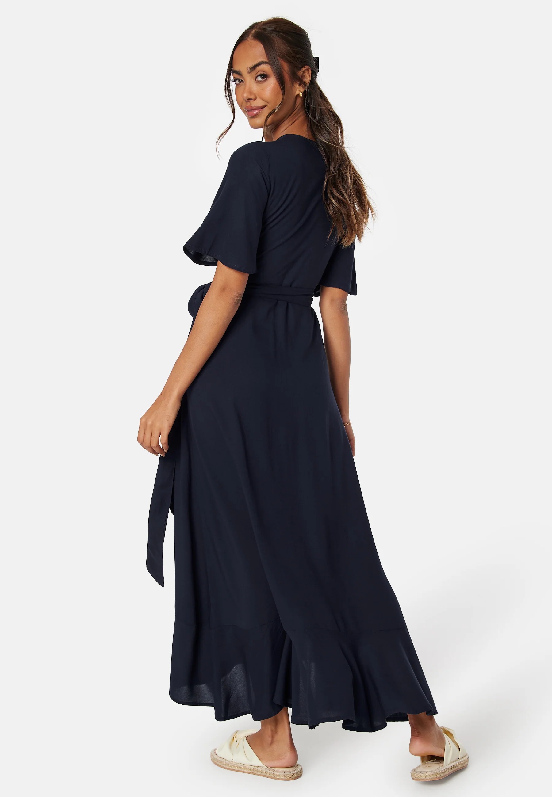 Wrap Midi Viscose Dress - Image 2