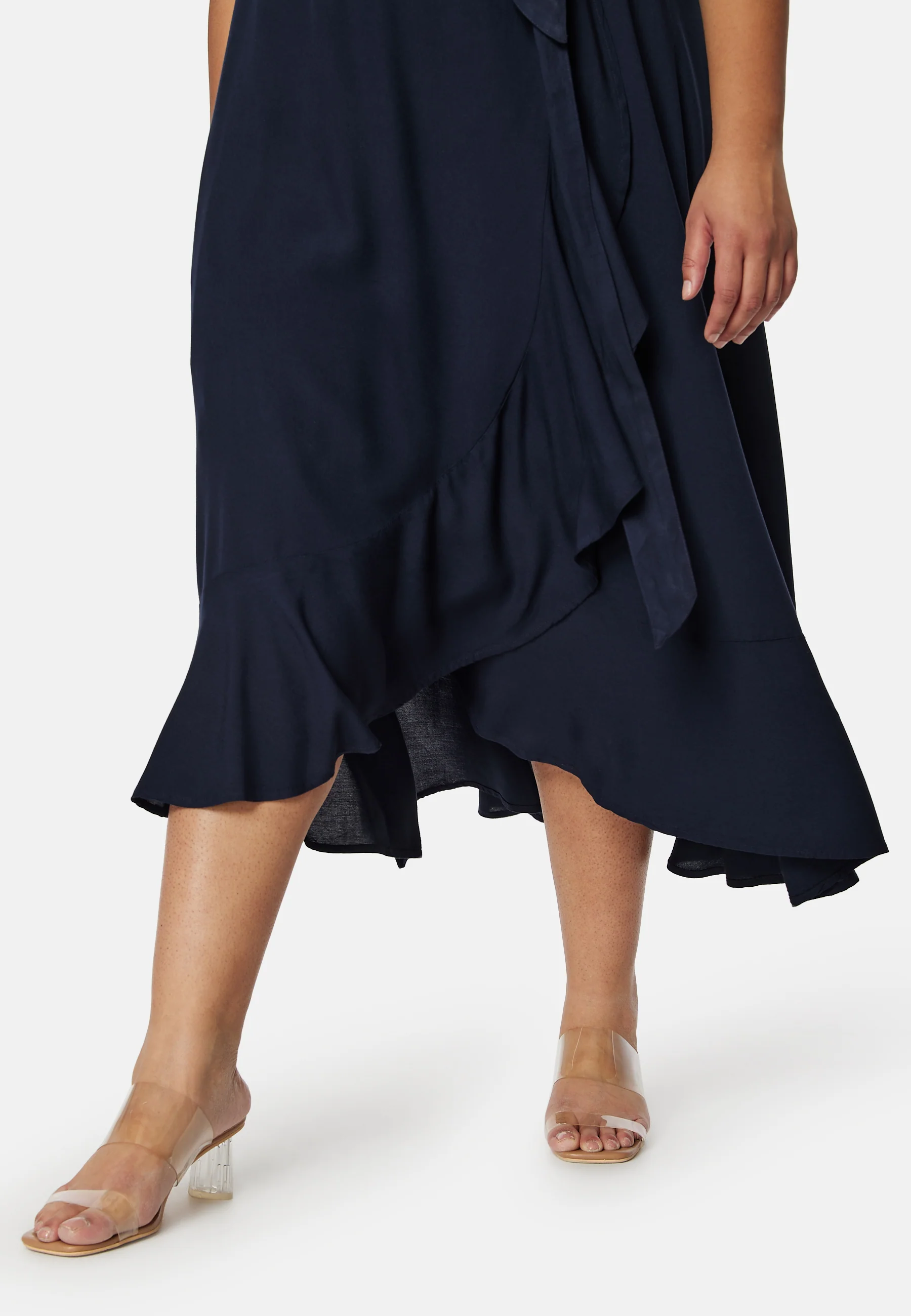 Wrap Midi Viscose Dress - Image 7