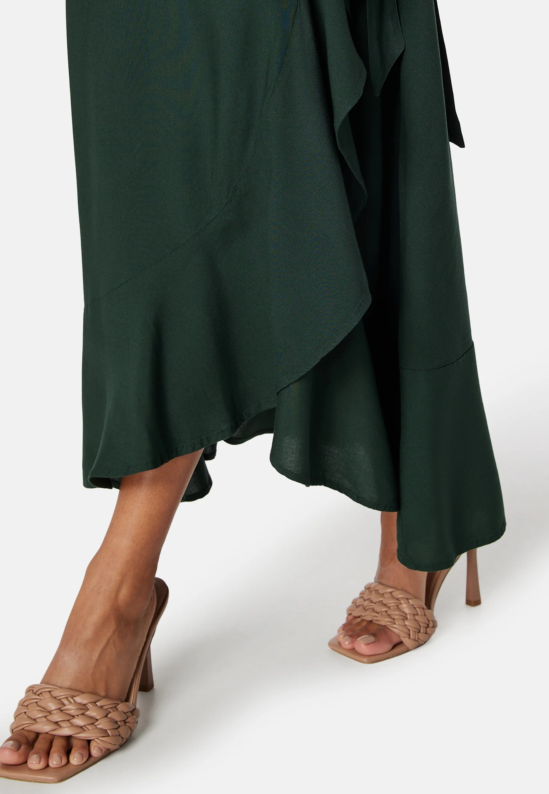 Wrap Midi Viscose Dress - Image 4