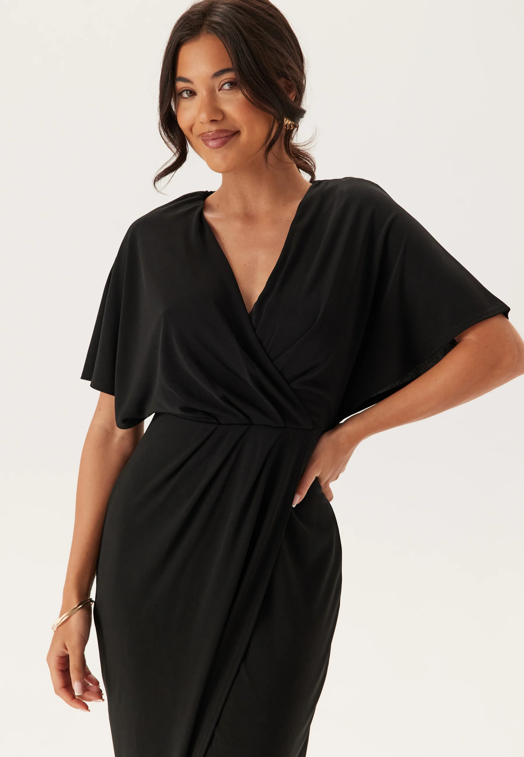 Wrap Slit Maxi Dress - Image 3