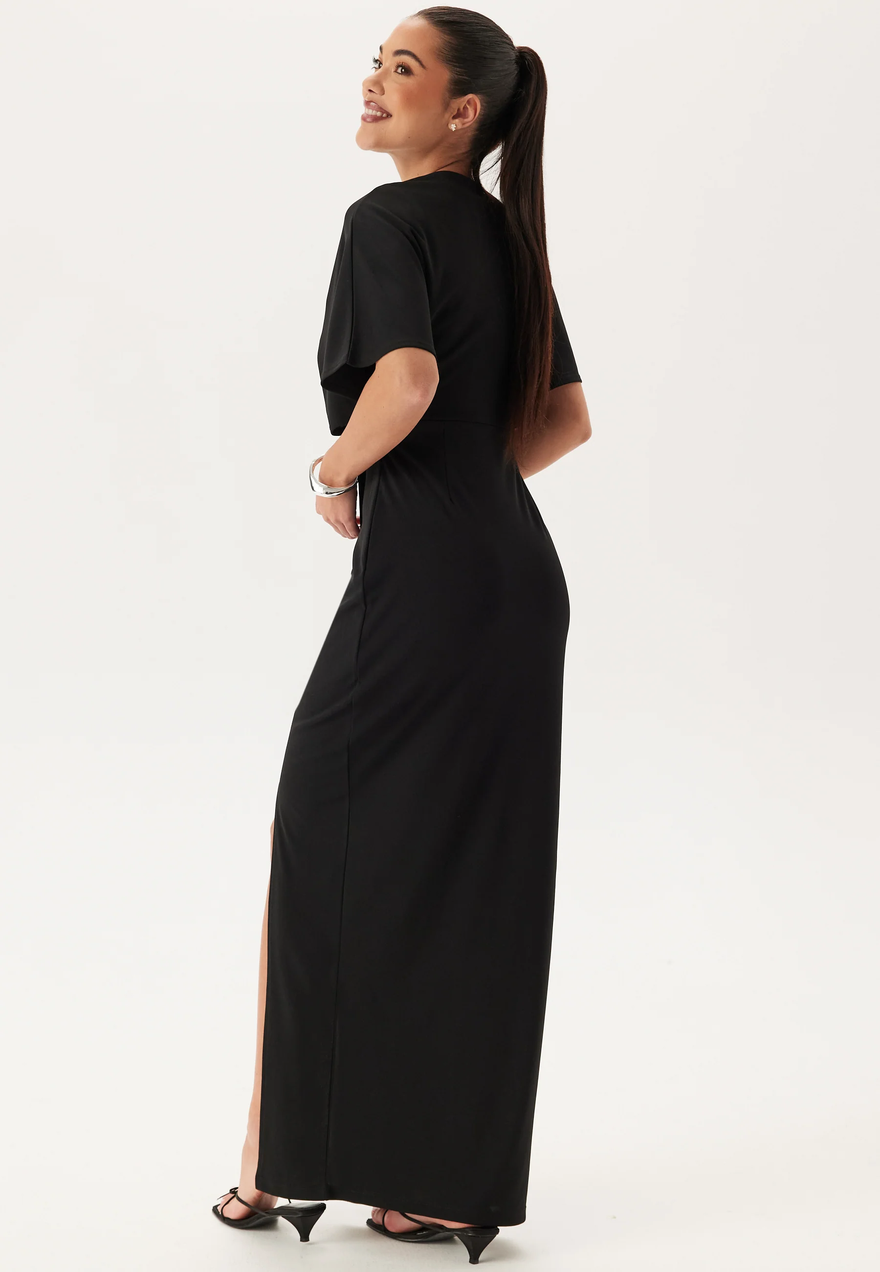 Wrap Slit Maxi Dress - Image 4