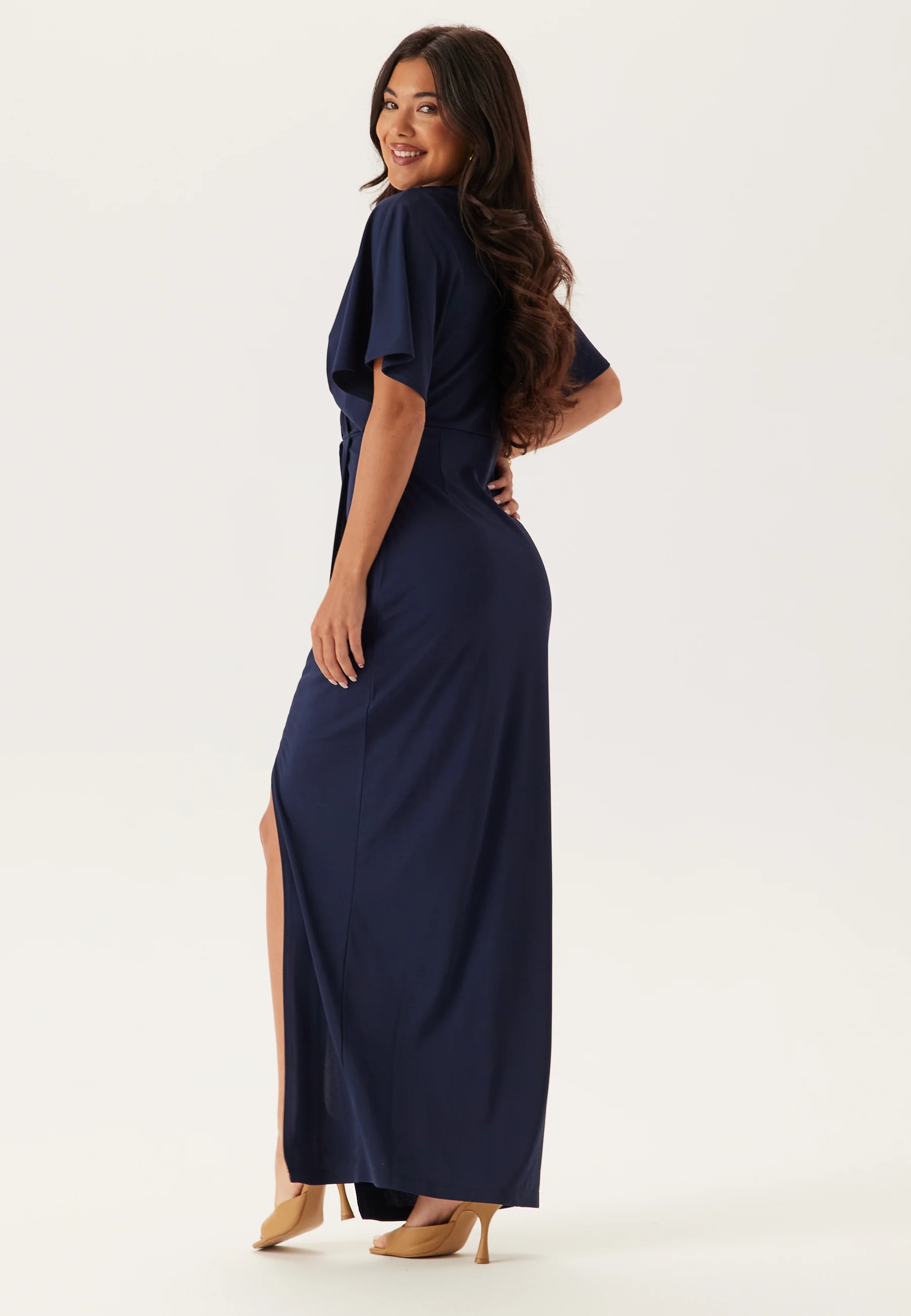Wrap Slit Maxi Dress - Image 3