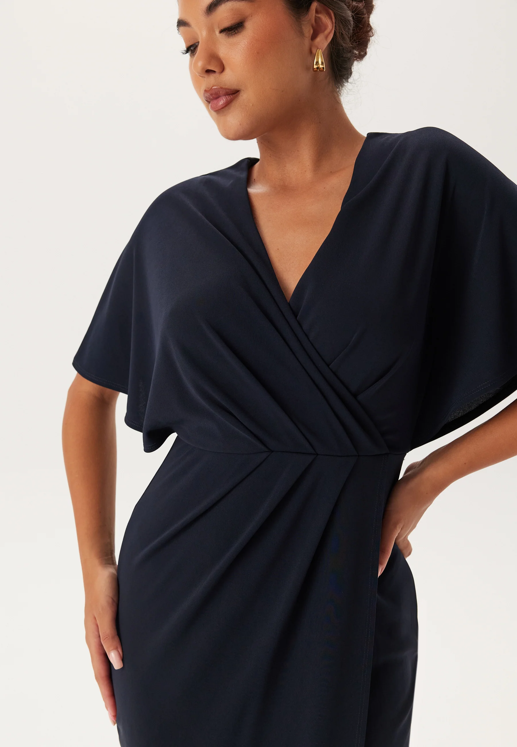 Wrap Slit Maxi Dress - Image 3