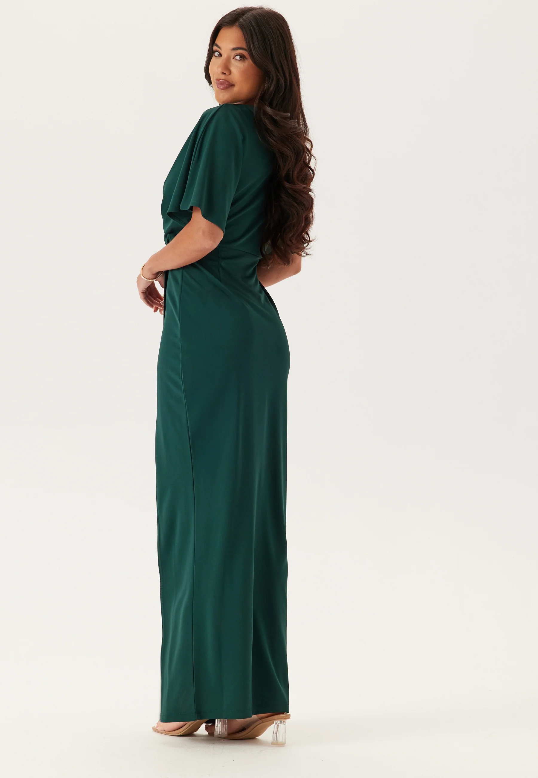 Wrap Slit Maxi Dress - Image 3