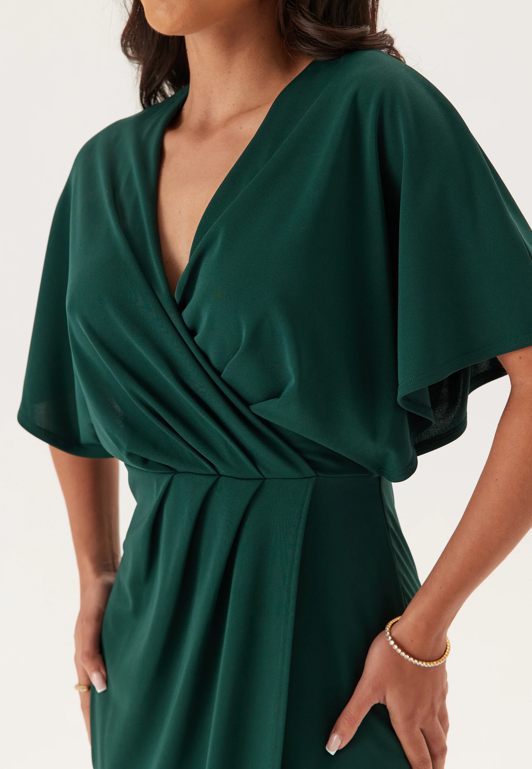Wrap Slit Maxi Dress - Image 4