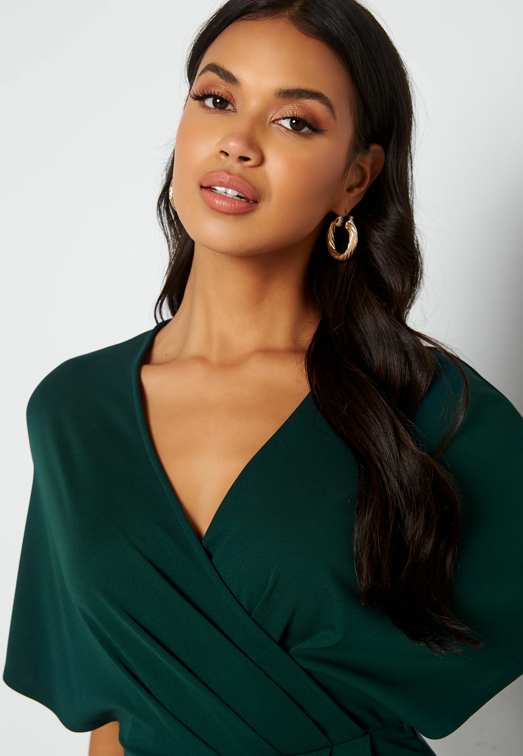 Wrap Slit Maxi Dress - Image 3