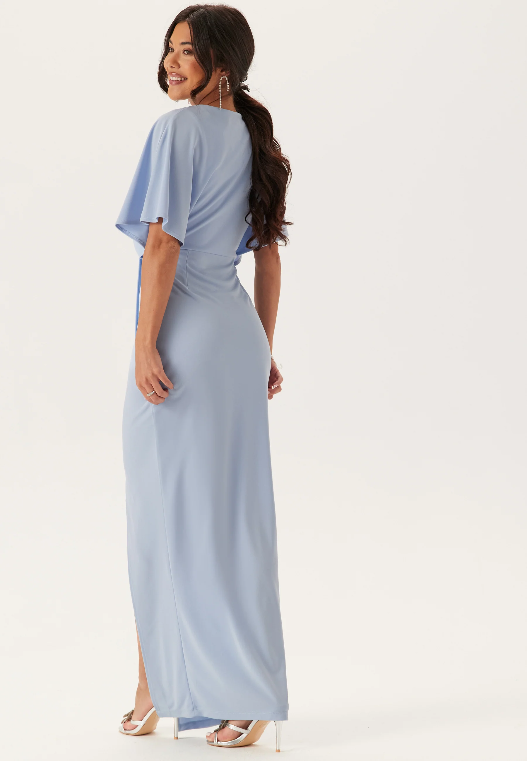 Wrap Slit Maxi Dress - Image 2
