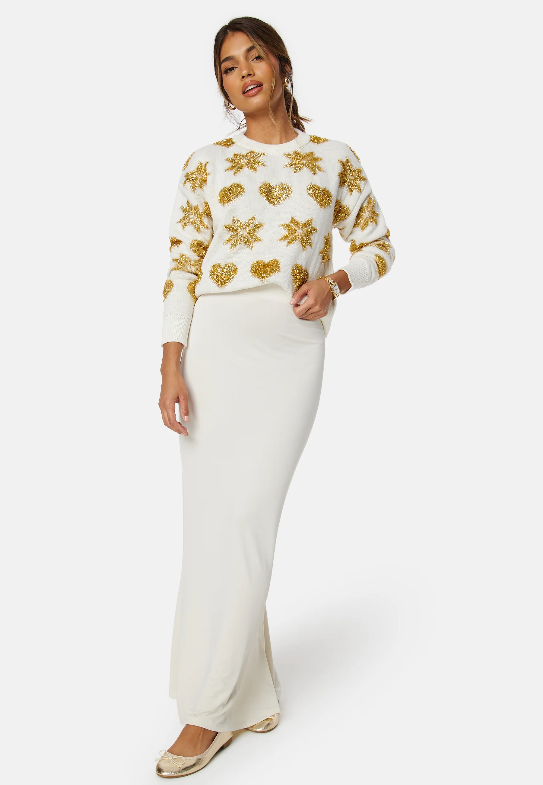 Xmas Love LS Loose O-Neck - Image 3
