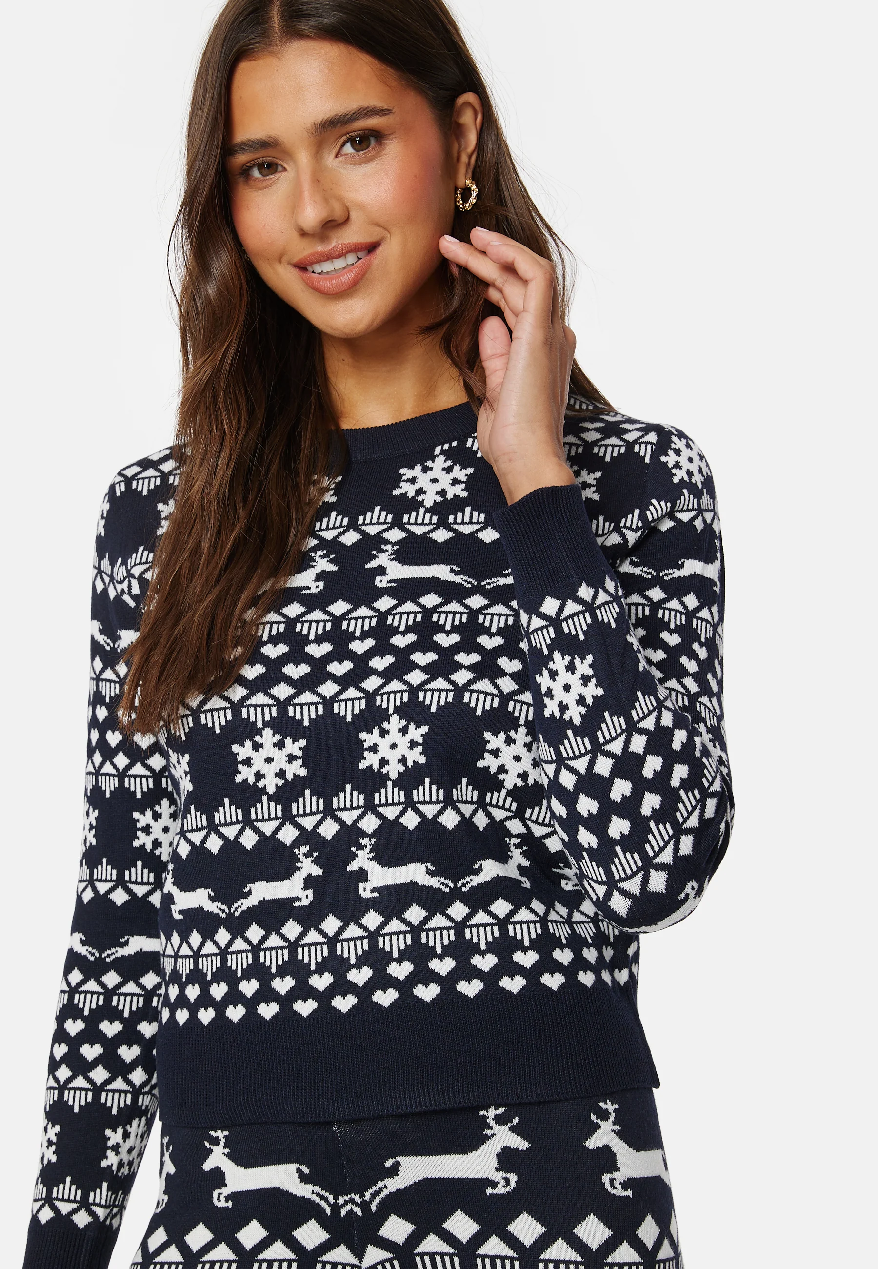 Xmas Snowflake LS O-Neck - Image 2