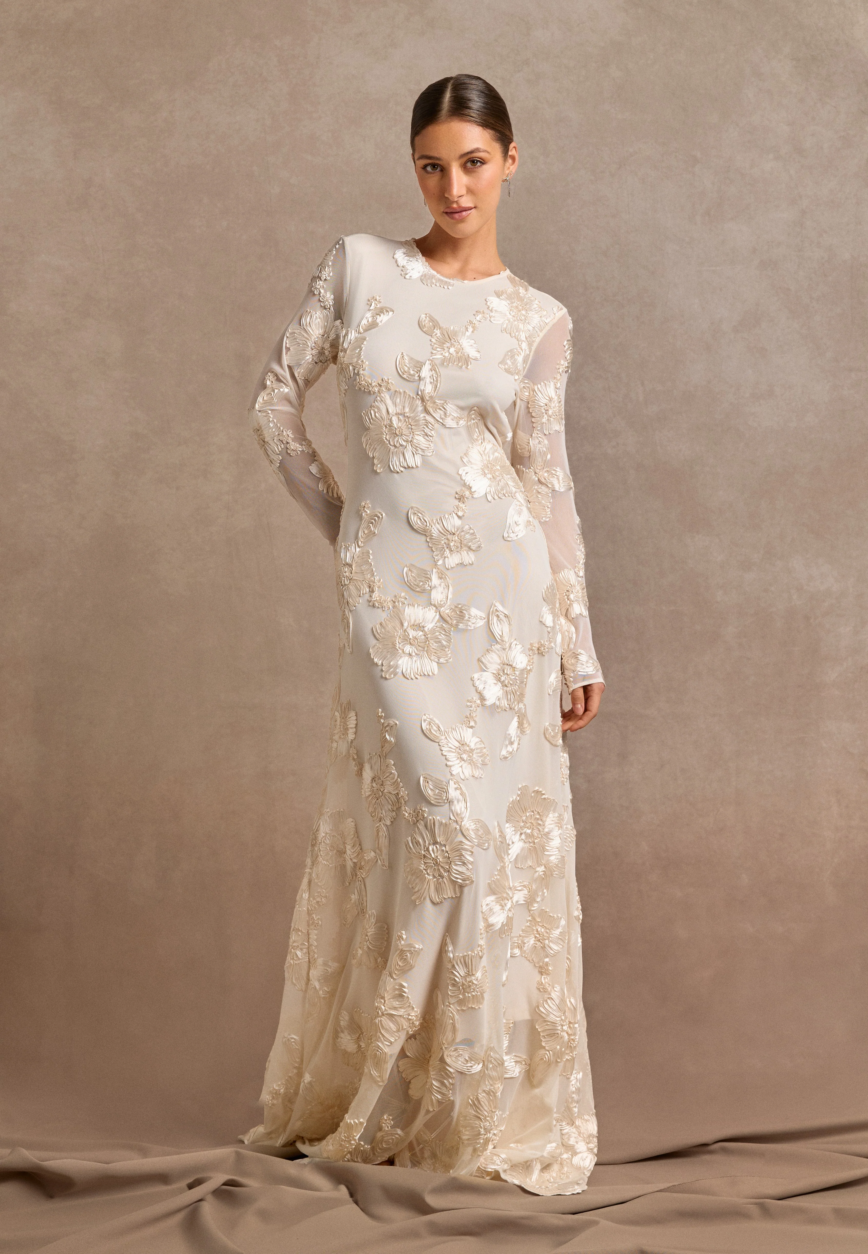 Yasfloree Ls Train Dress - Image 2