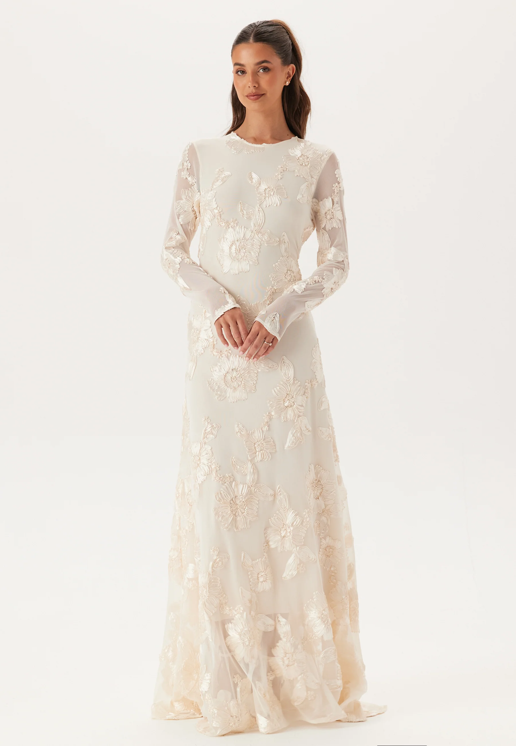 Yasfloree Ls Train Dress - Image 3