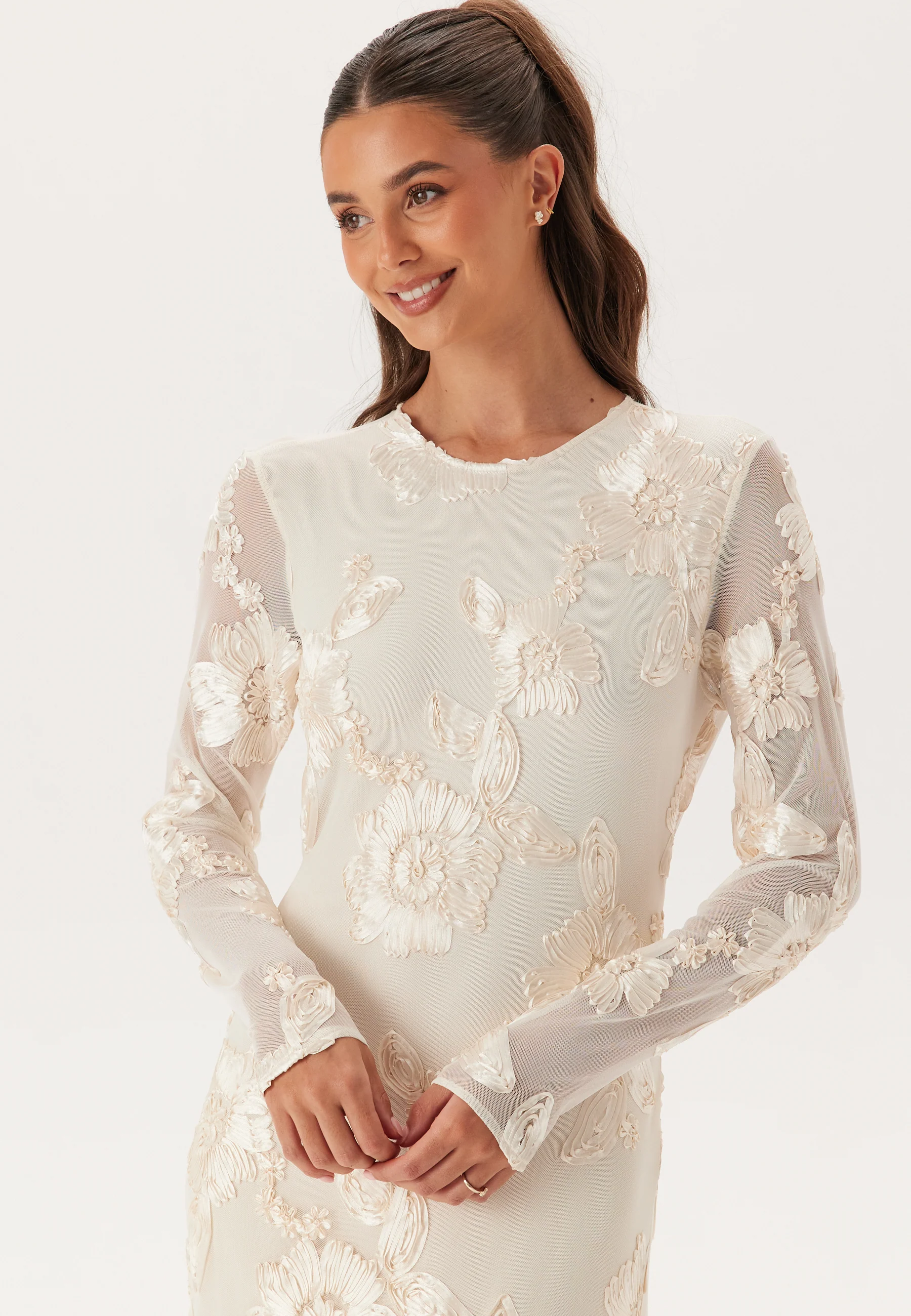 Yasfloree Ls Train Dress - Image 5