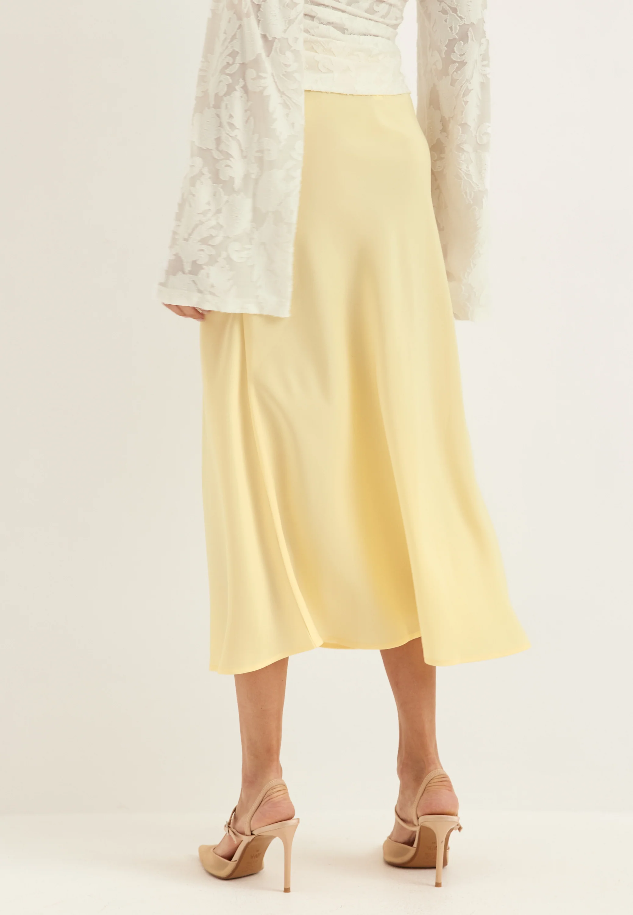 Yaspella High Waist Midi Skirt - Image 4