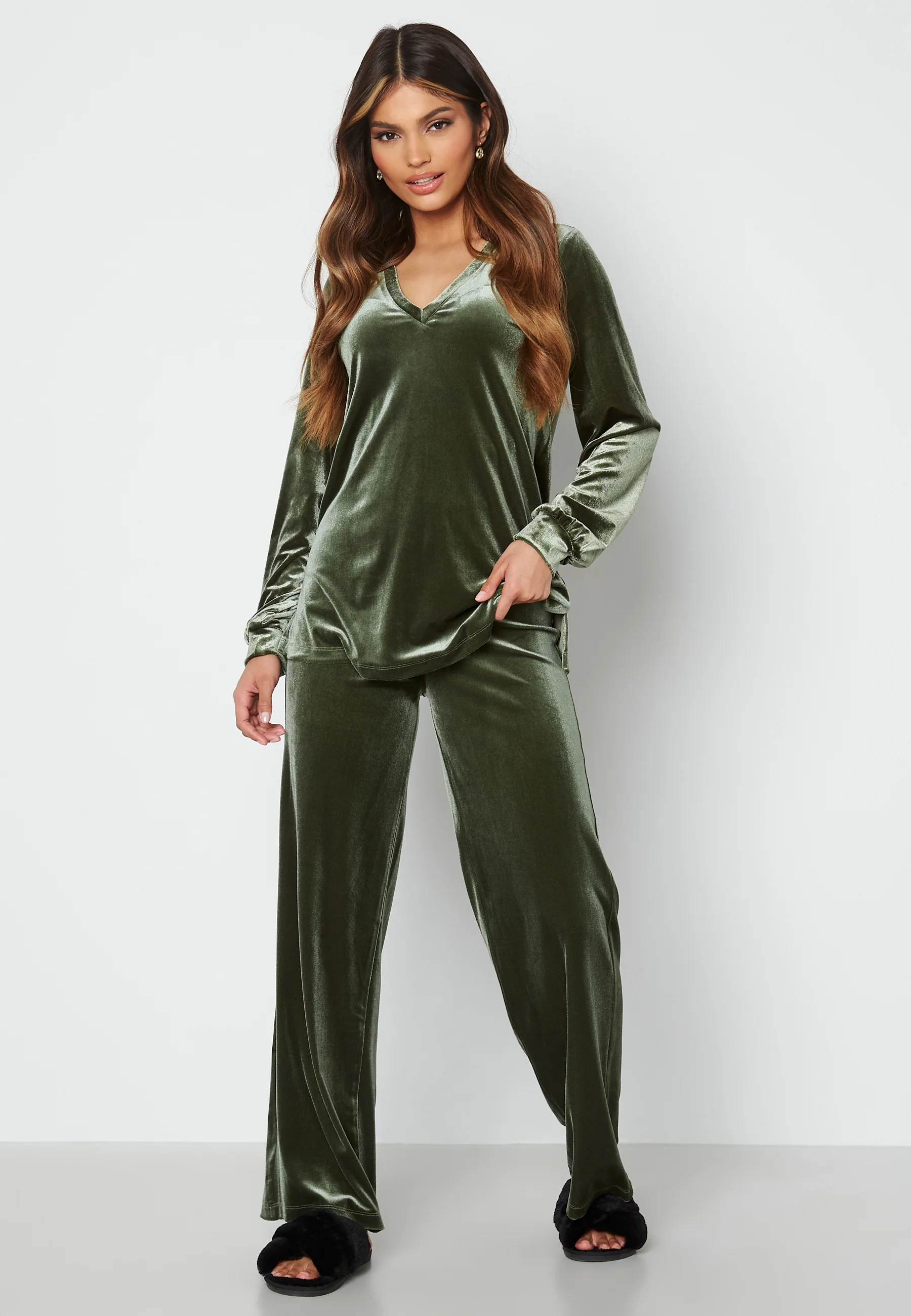Yesly velvet pants - Image 2