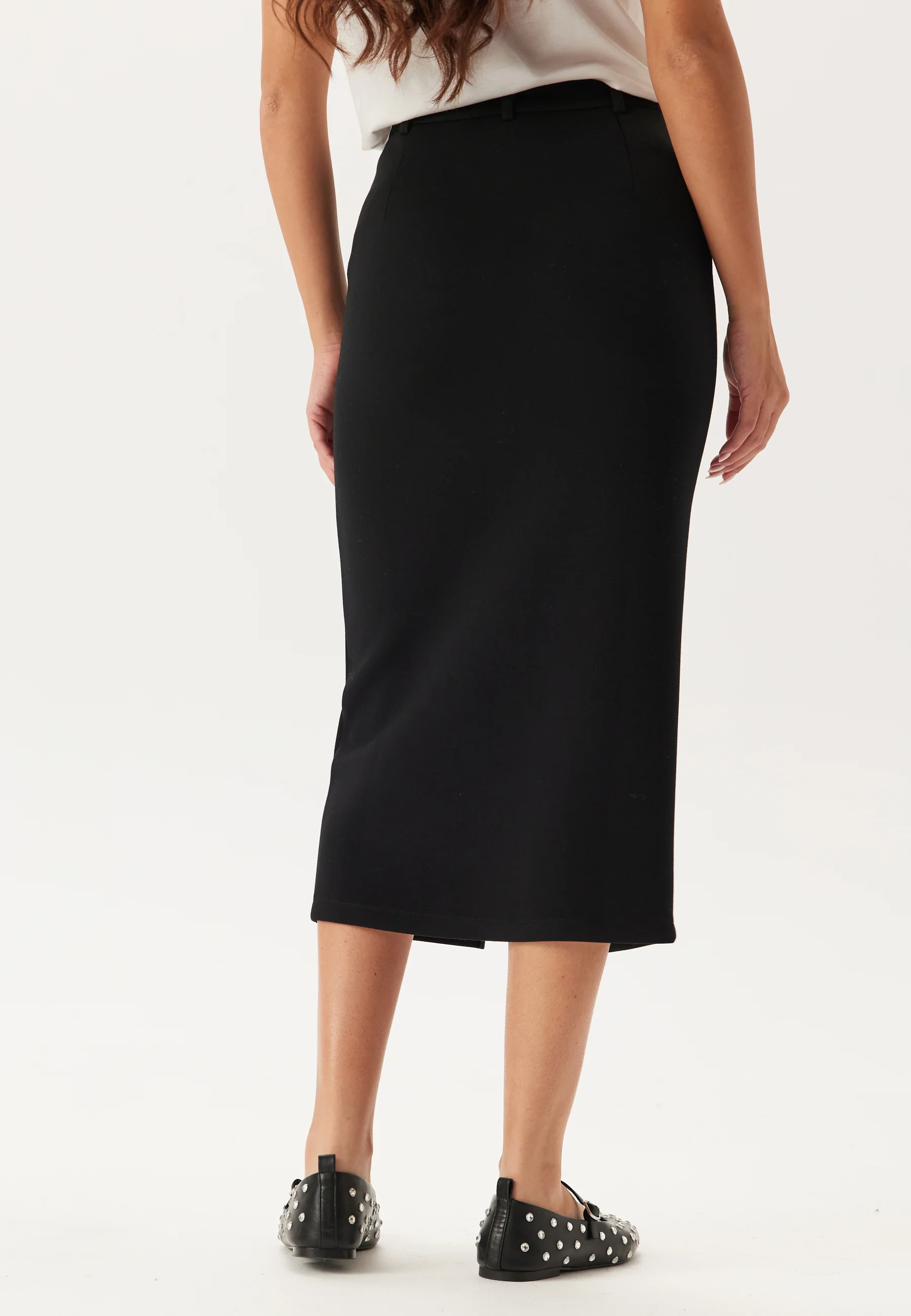Zip Midi Skirt - Image 2
