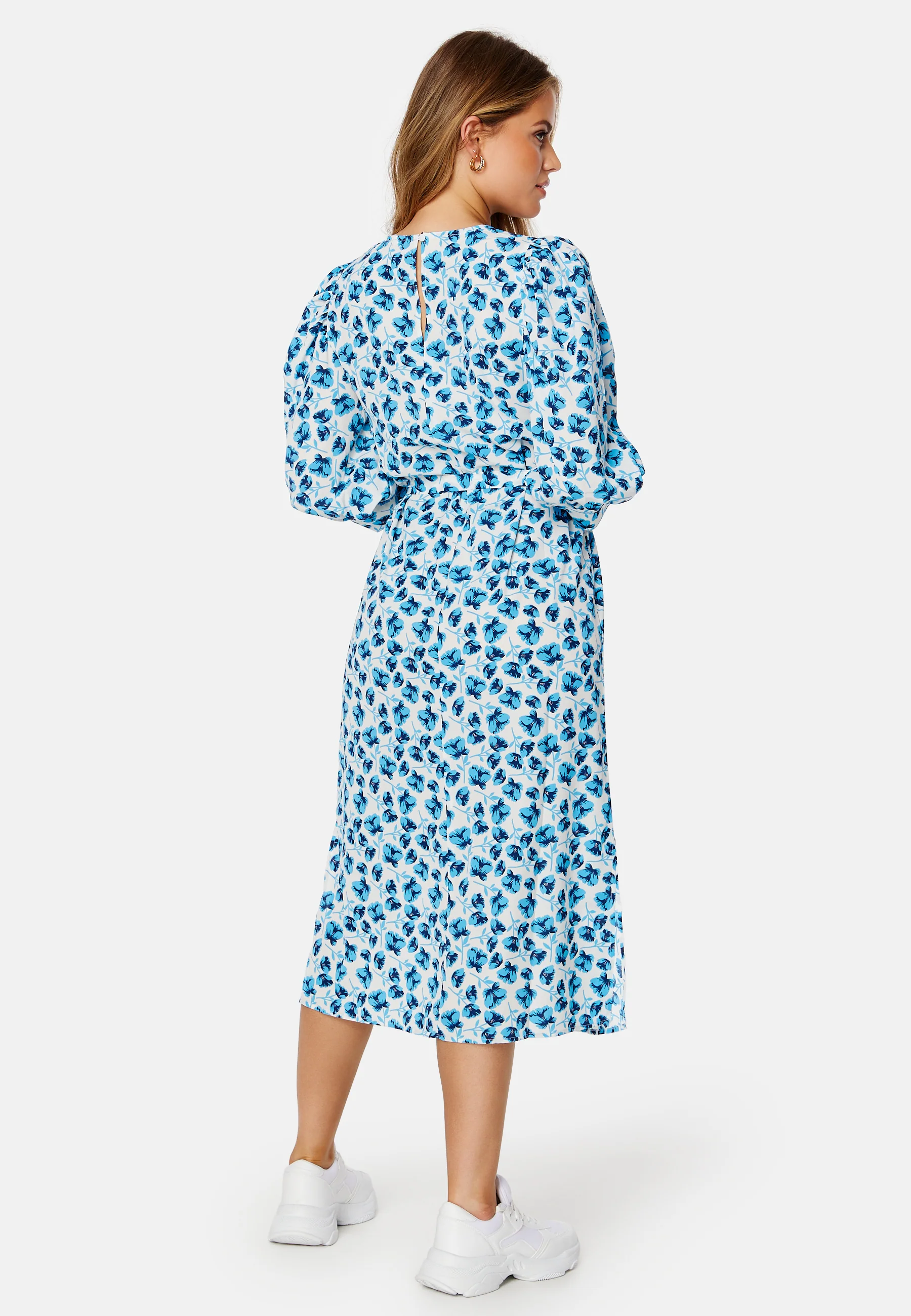 Zoe Flower 3/4 Puff Calf Dress - Image 2